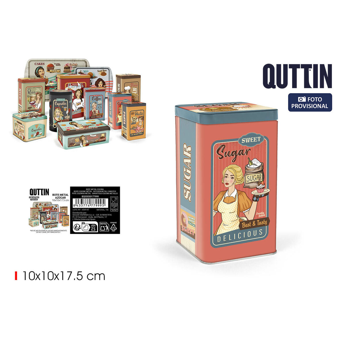 Tin Quttin SUGAR (12 Units)