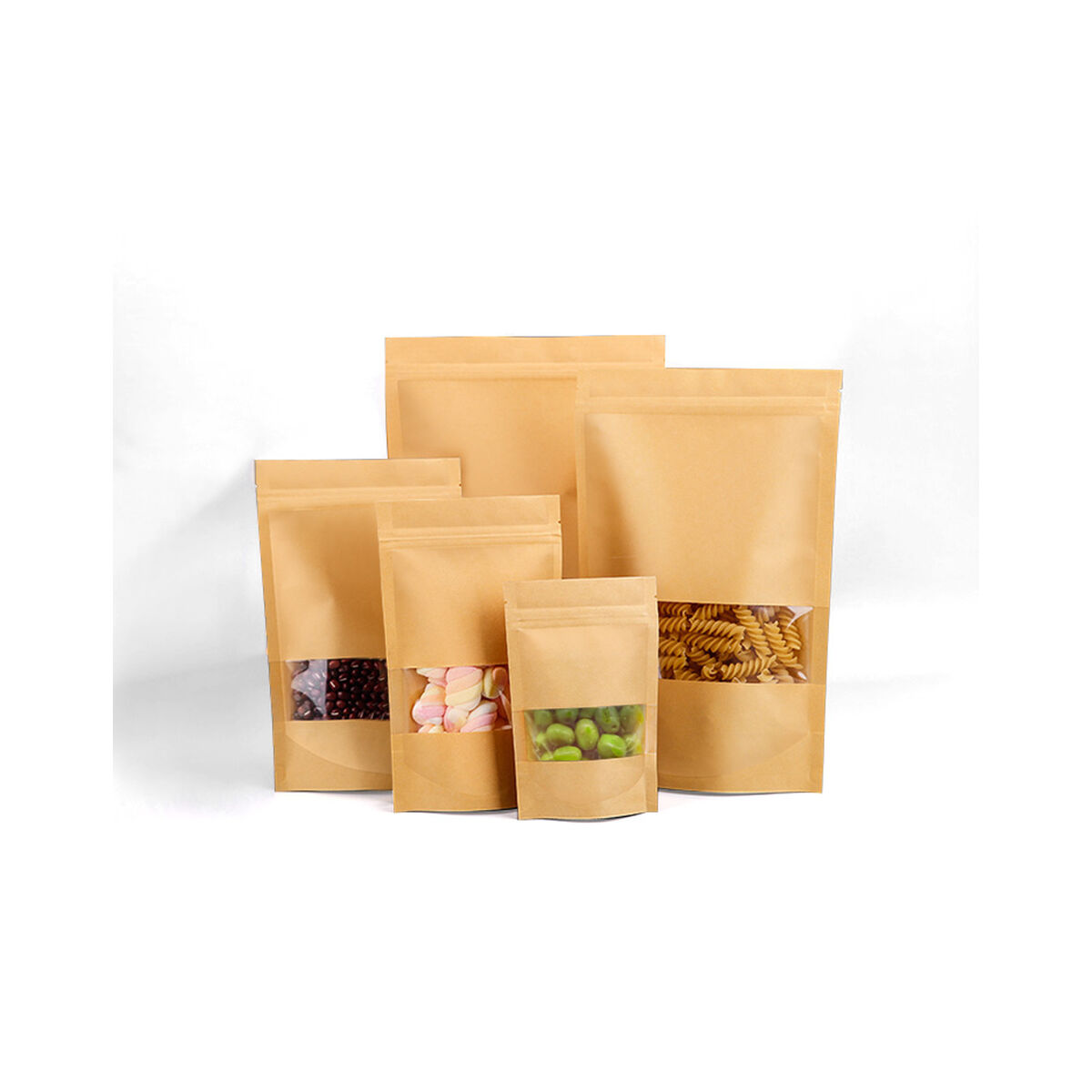 Reusable Food Bag Algon Kraft 17 x 24 x 4 cm 15 Pieces (12 Units)