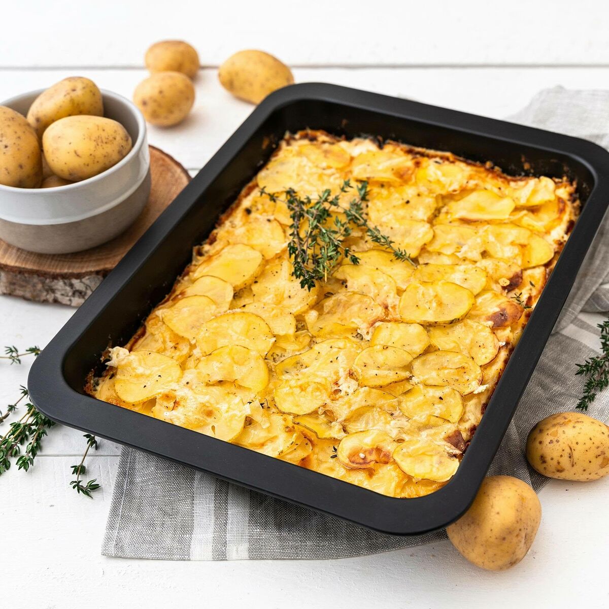 Baking tray Quttin Rectangular 34 x 24 cm 42 x 29 cm (2 Pieces) (6 Units)