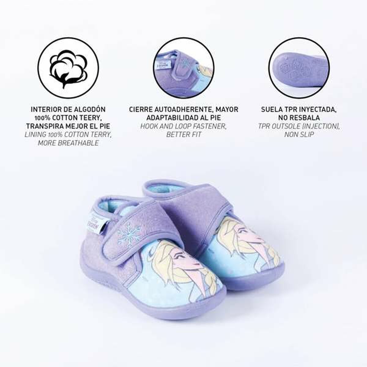 House Slippers Frozen Lilac 23