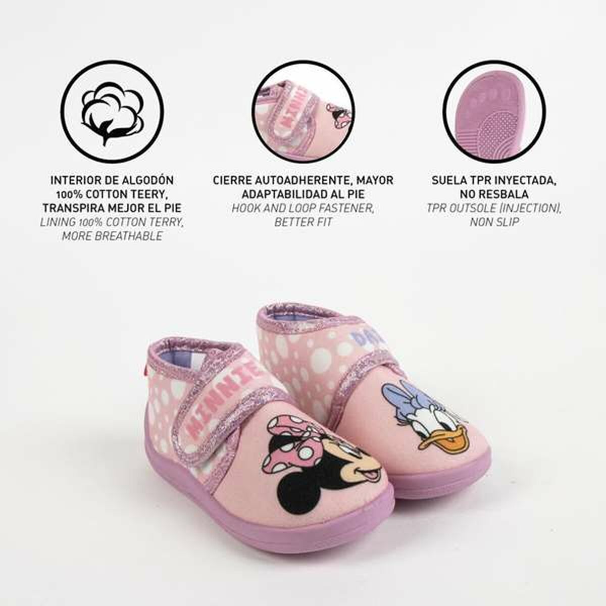 House Slippers Minnie Mouse Pink 25