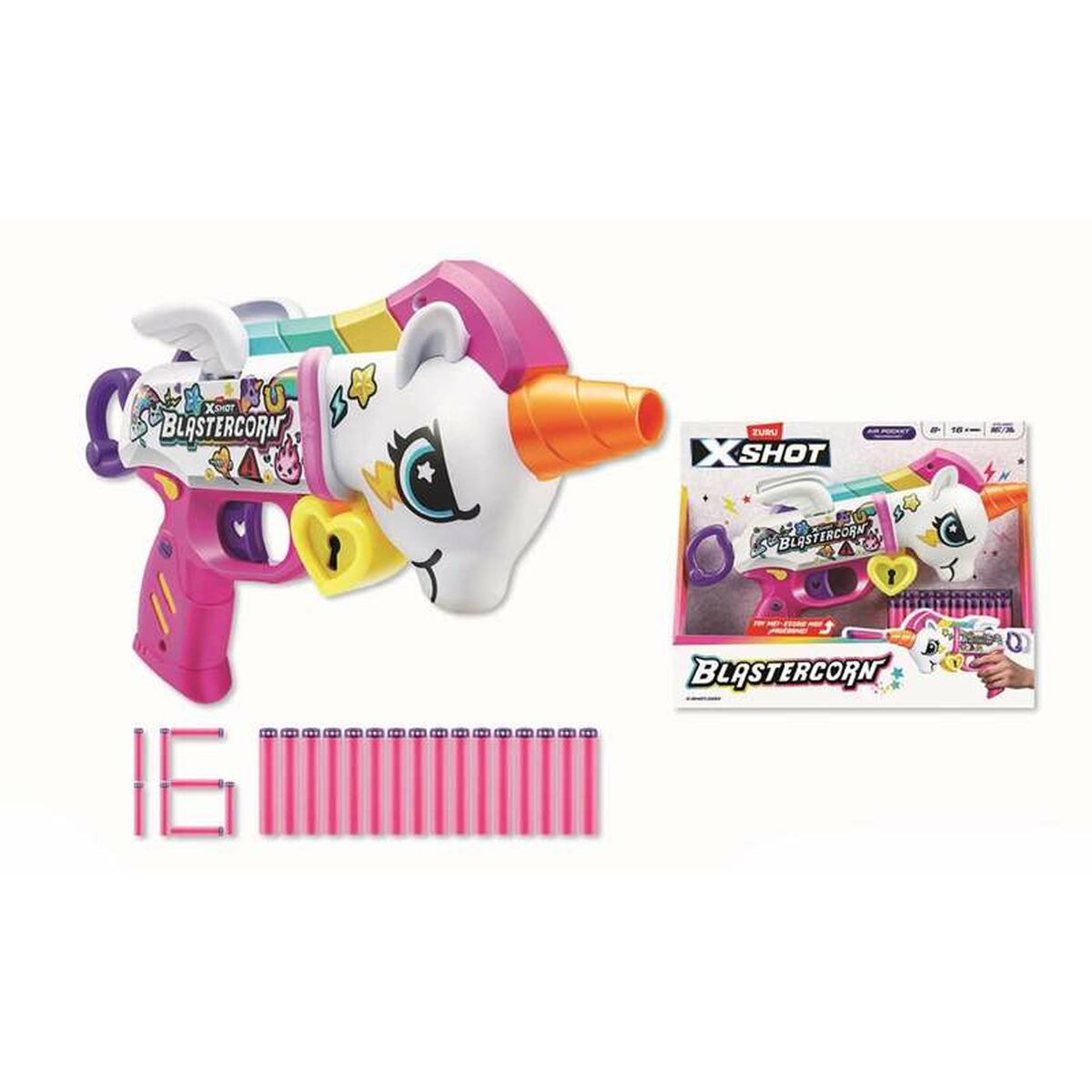 Dart Gun Zuru X-Shot Blastercorn Unicorn Dart Gun Zuru X-Shot Blastercorn Unicorn