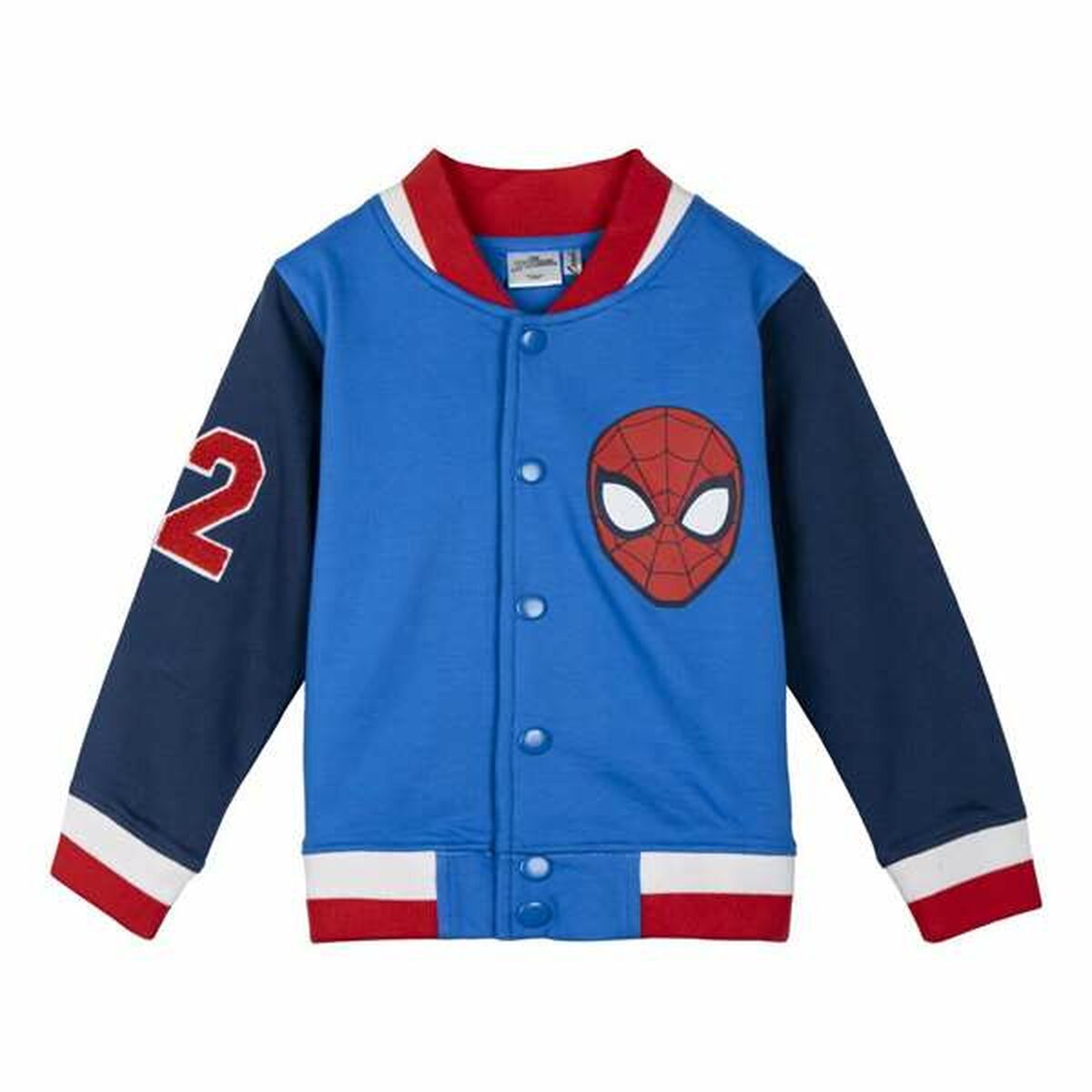 Children’s Tracksuit Top Spider-Man Blue
