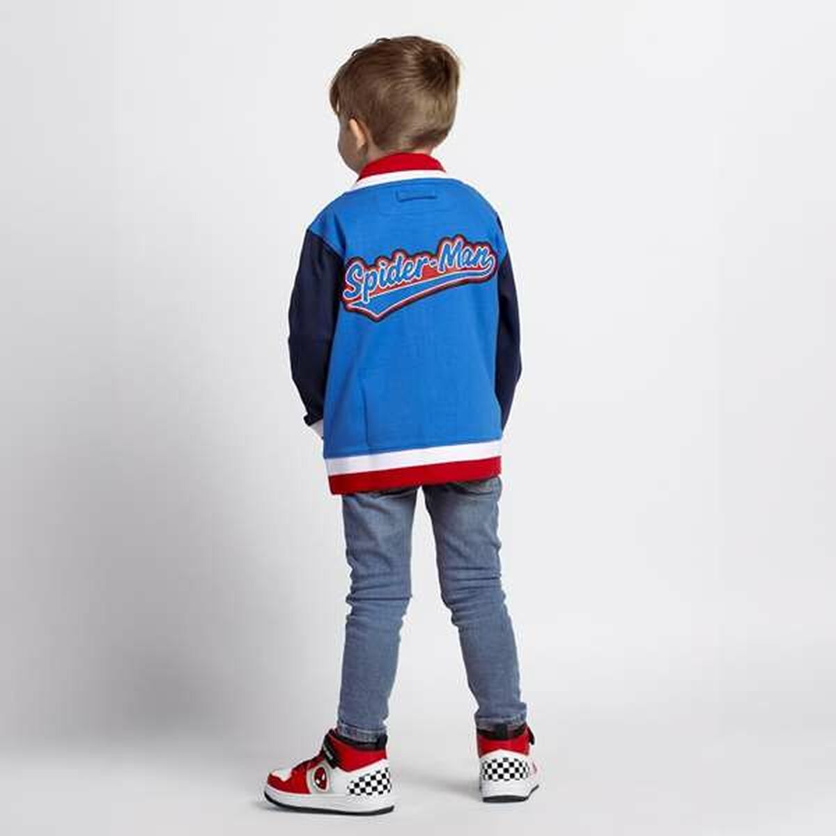 Children’s Tracksuit Top Spider-Man Blue