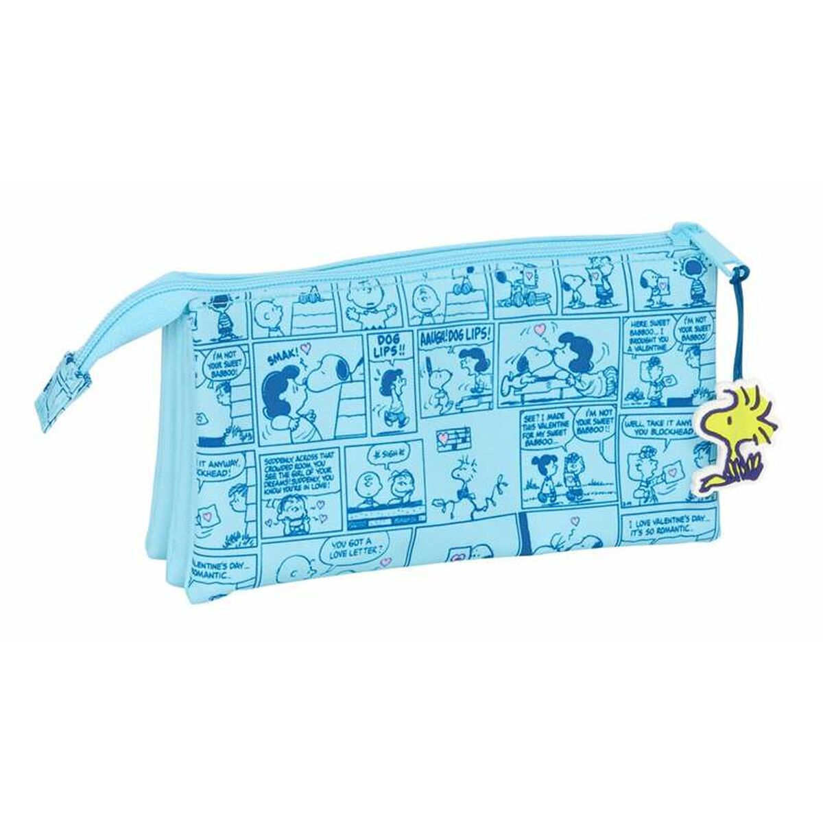 Holdall Snoopy Love Light Blue 22 x 12 x 3 cm