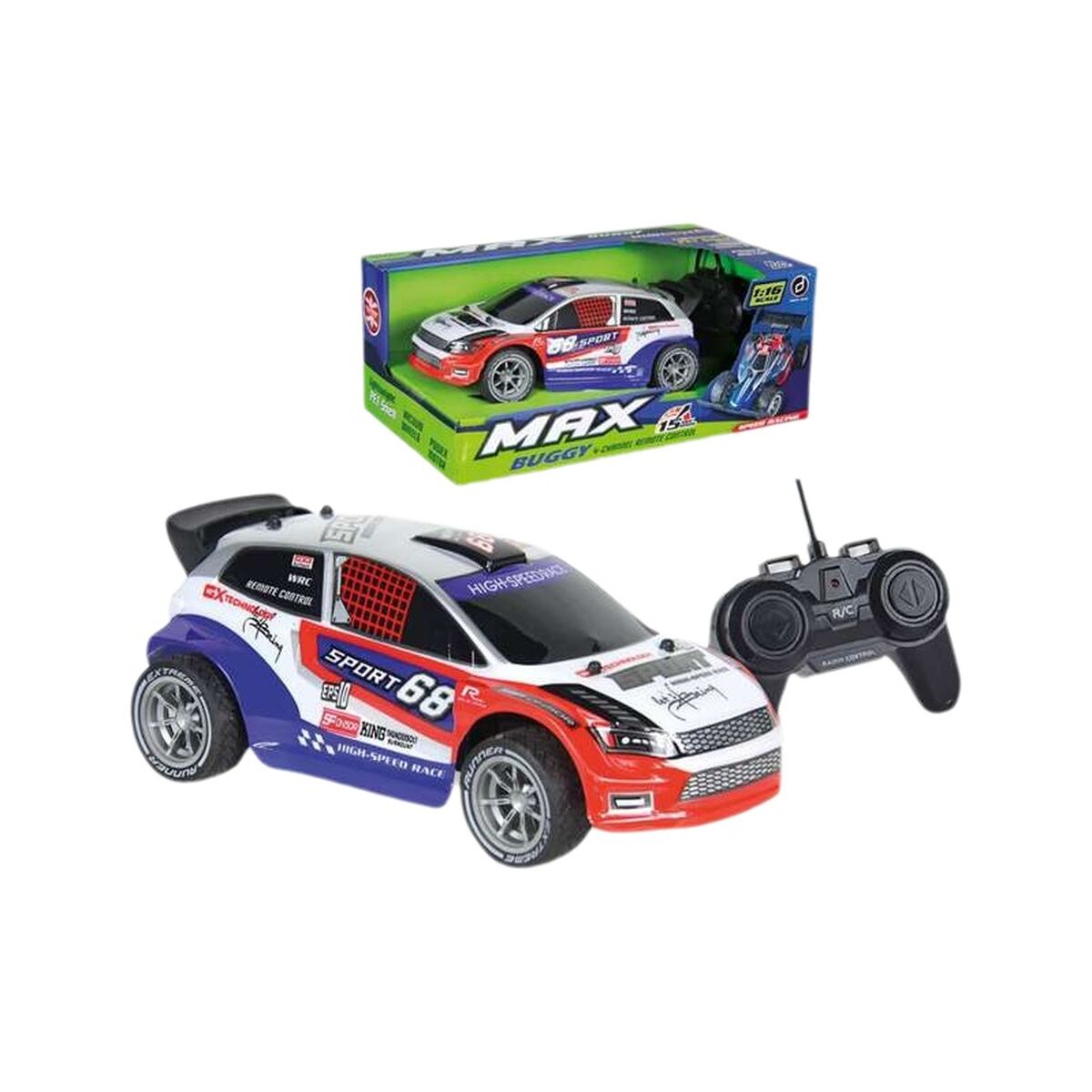 Remote-Controlled Car Max Buggy 1:16 26 x 13 x 10 cm Remote-Controlled Car Max Buggy 1:16 26 x 13 x 10 cm