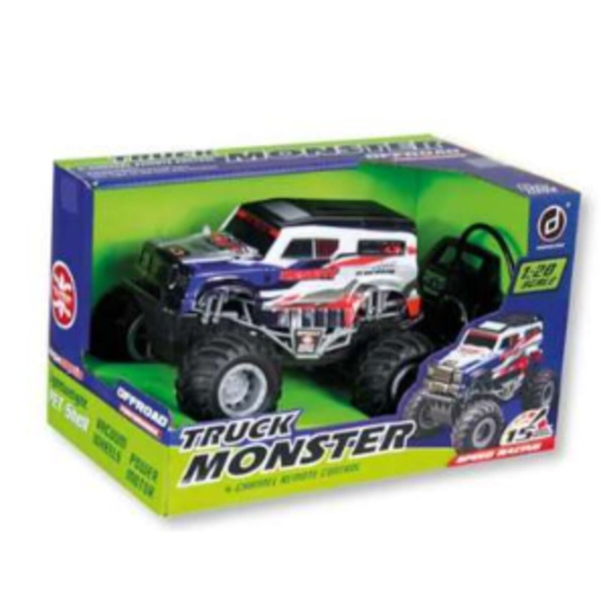 Remote-Controlled Car Monster  1:20 18 x 13 x 13 cm