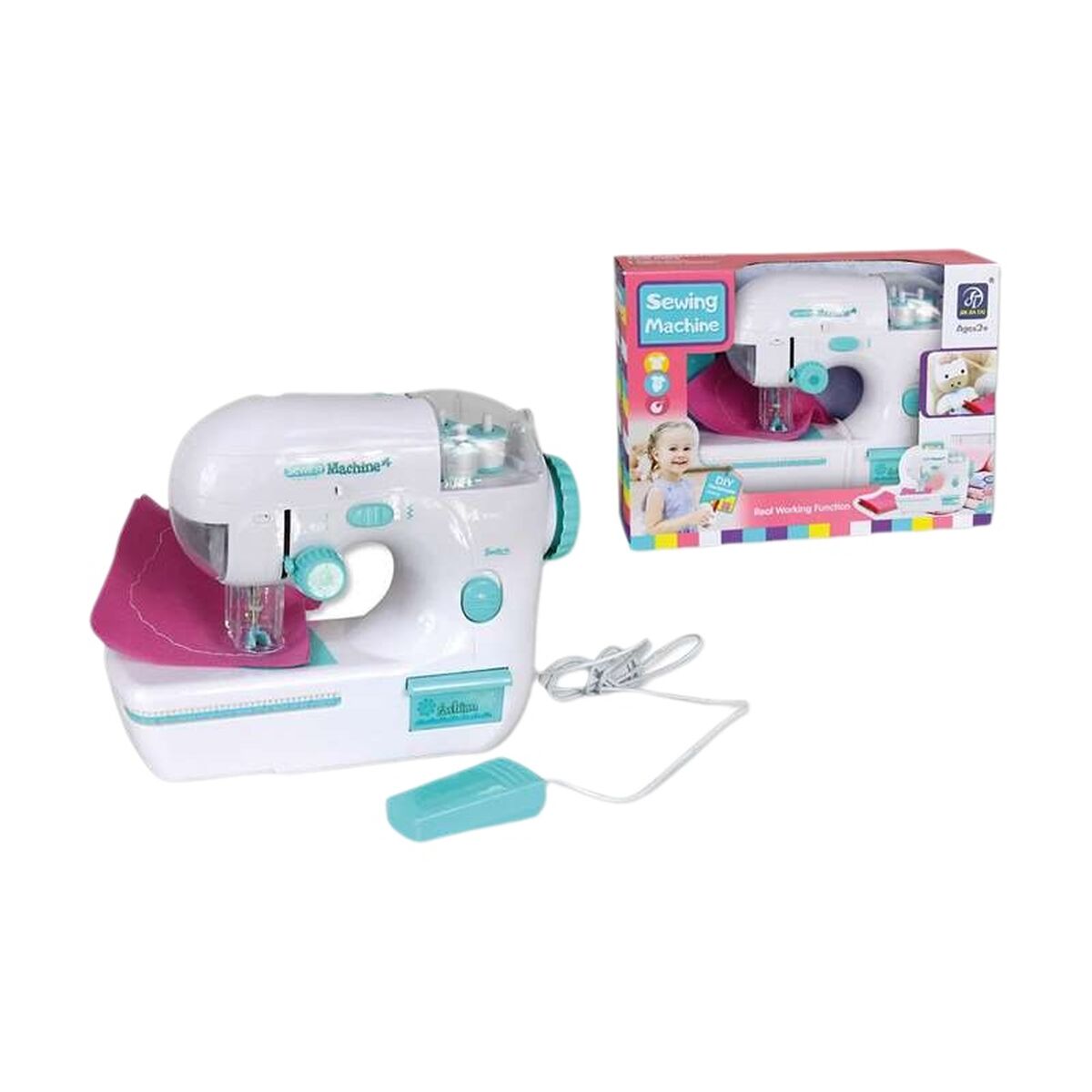 Toy sewing machine