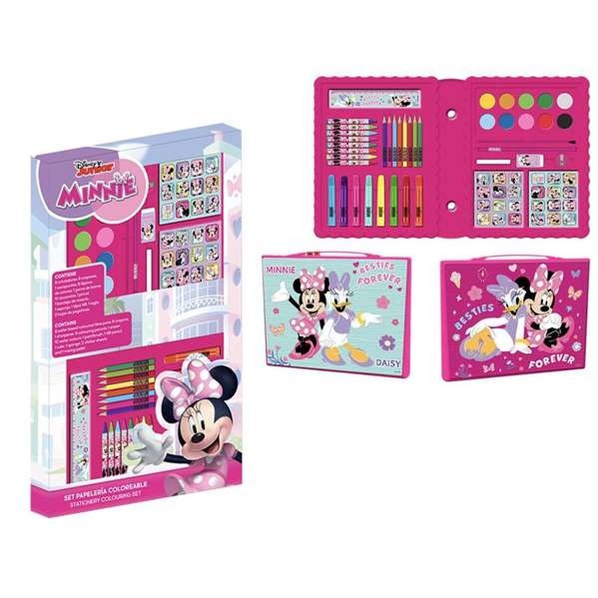 Stationery Set Minnie Mouse Pink