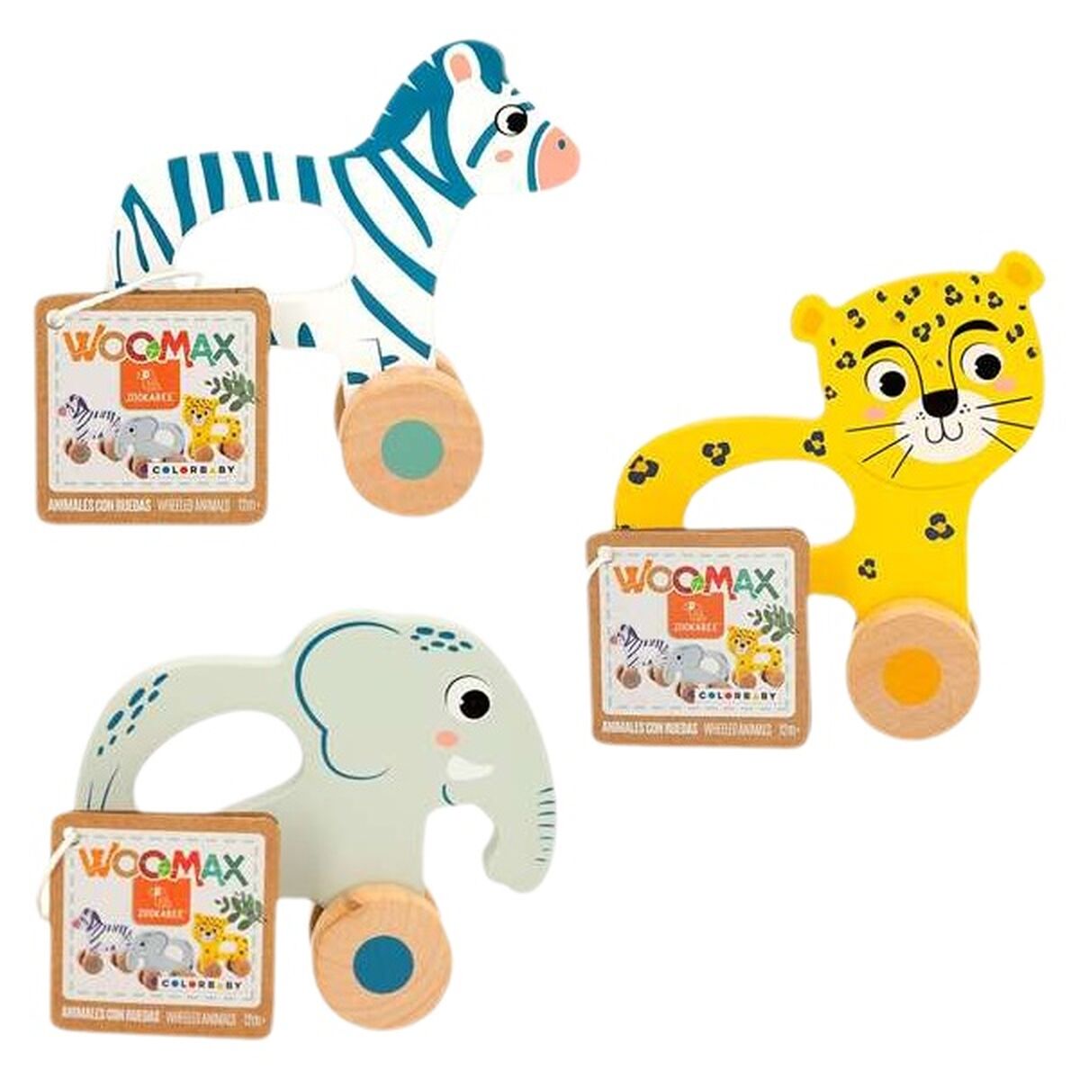 Pull-along toy Colorbaby 13 x 5 x 12,5 cm Pull-along toy Colorbaby 13 x 5 x 12,5 cm