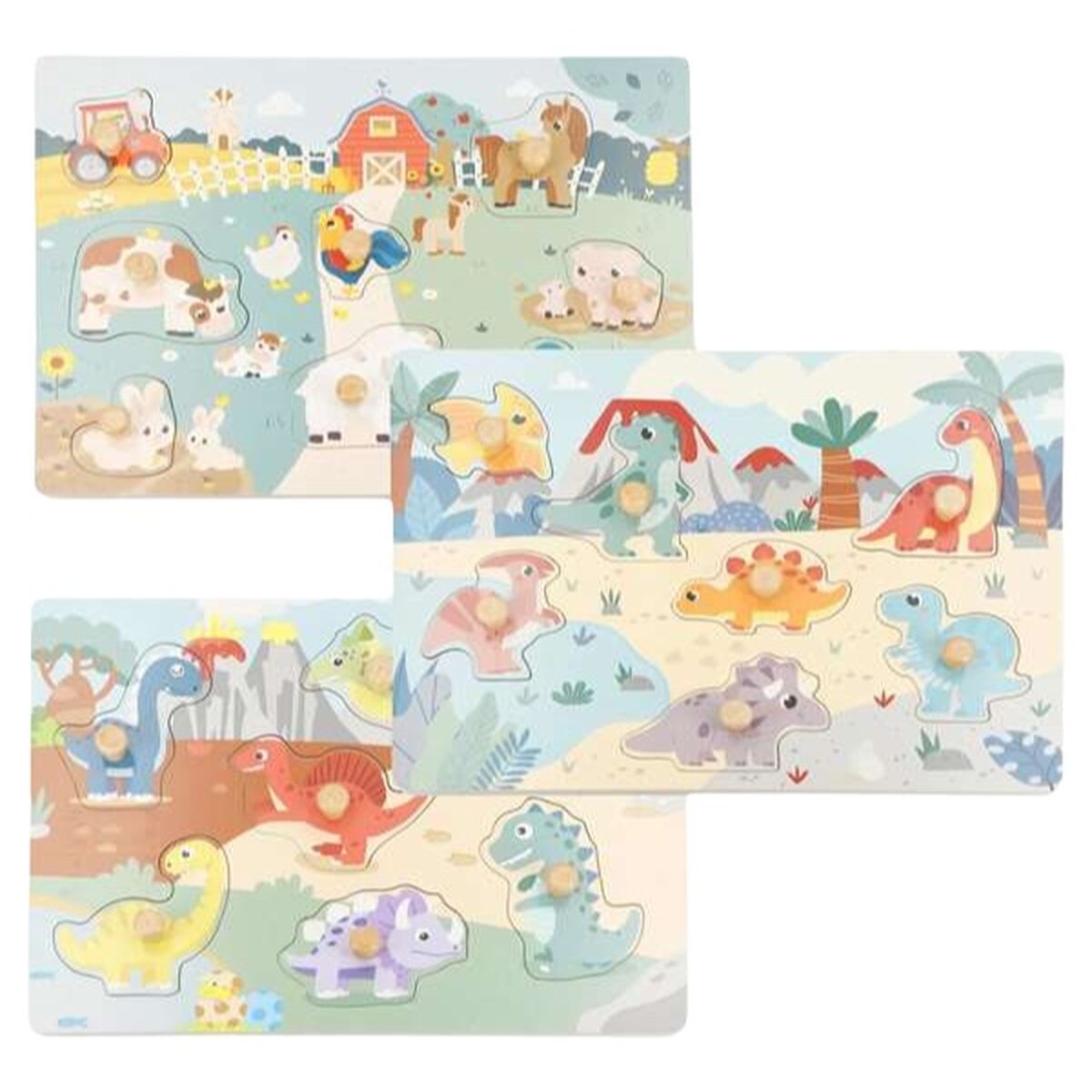 Puzzle Colorbaby Dinosaurs Puzzle Colorbaby Dinosaurs