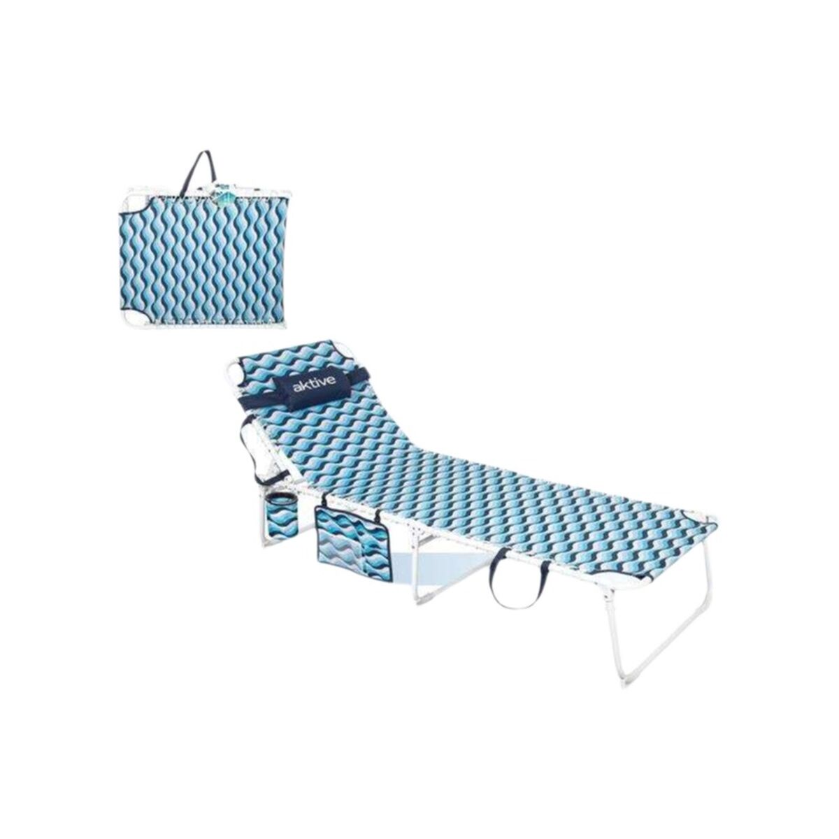 Hammock Aktive Blue Steel 200 x 88 x 70 cm Hammock Aktive Blue Steel 200 x 88 x 70 cm