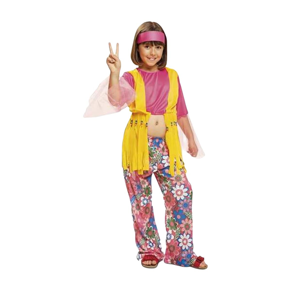 Costume for Children My Other Me Hippie 7-9 Years