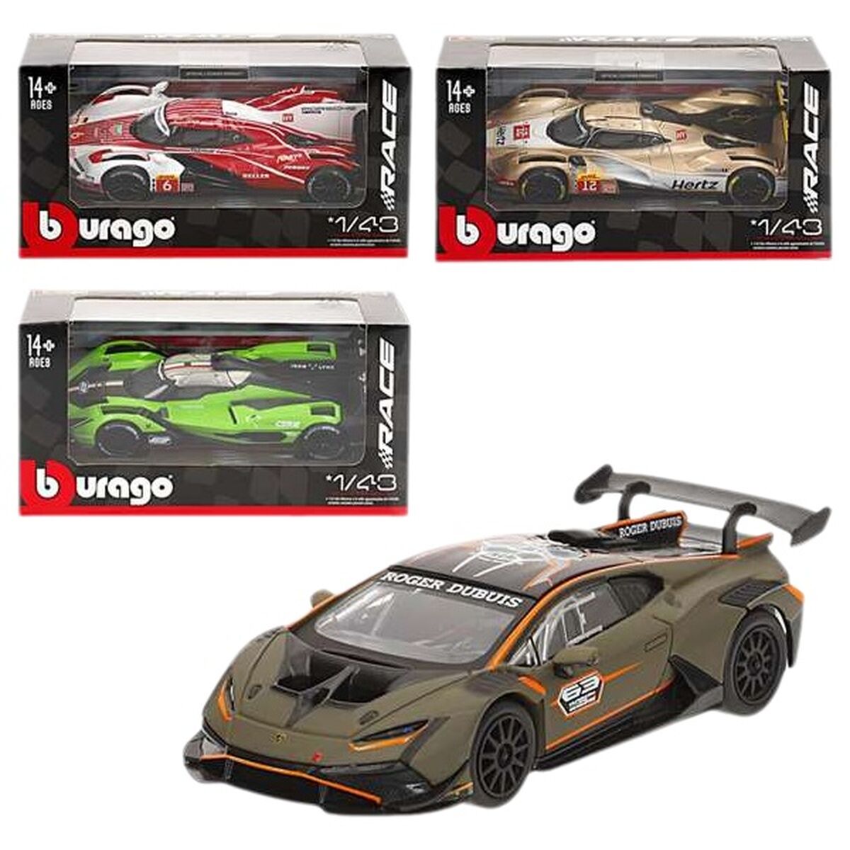 Car Bburago Racing Series 2025 V1 1:43 Car Bburago Racing Series 2025 V1 1:43