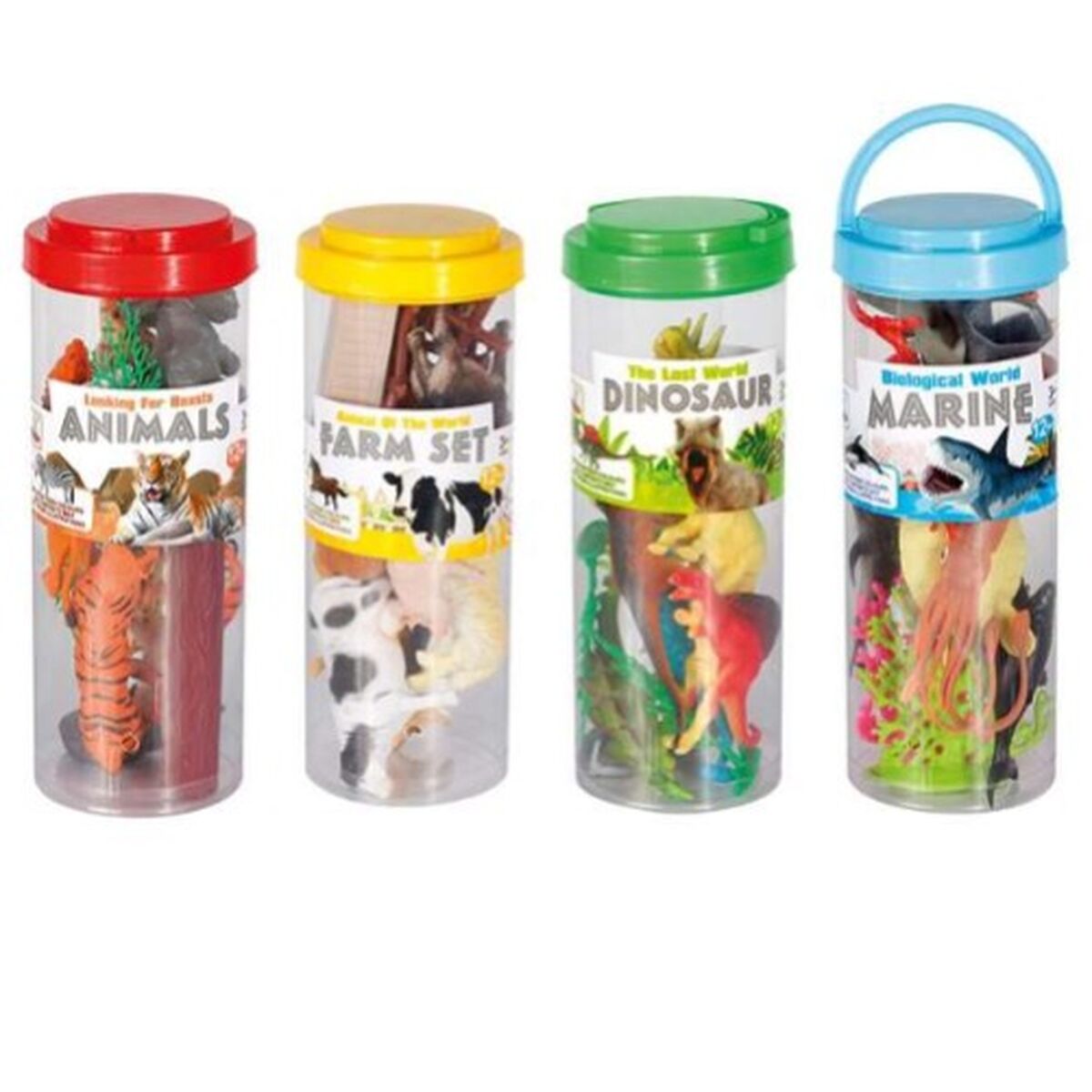Set of Wild Animals 12 Pieces 1 Unit Set of Wild Animals 12 Pieces 1 Unit