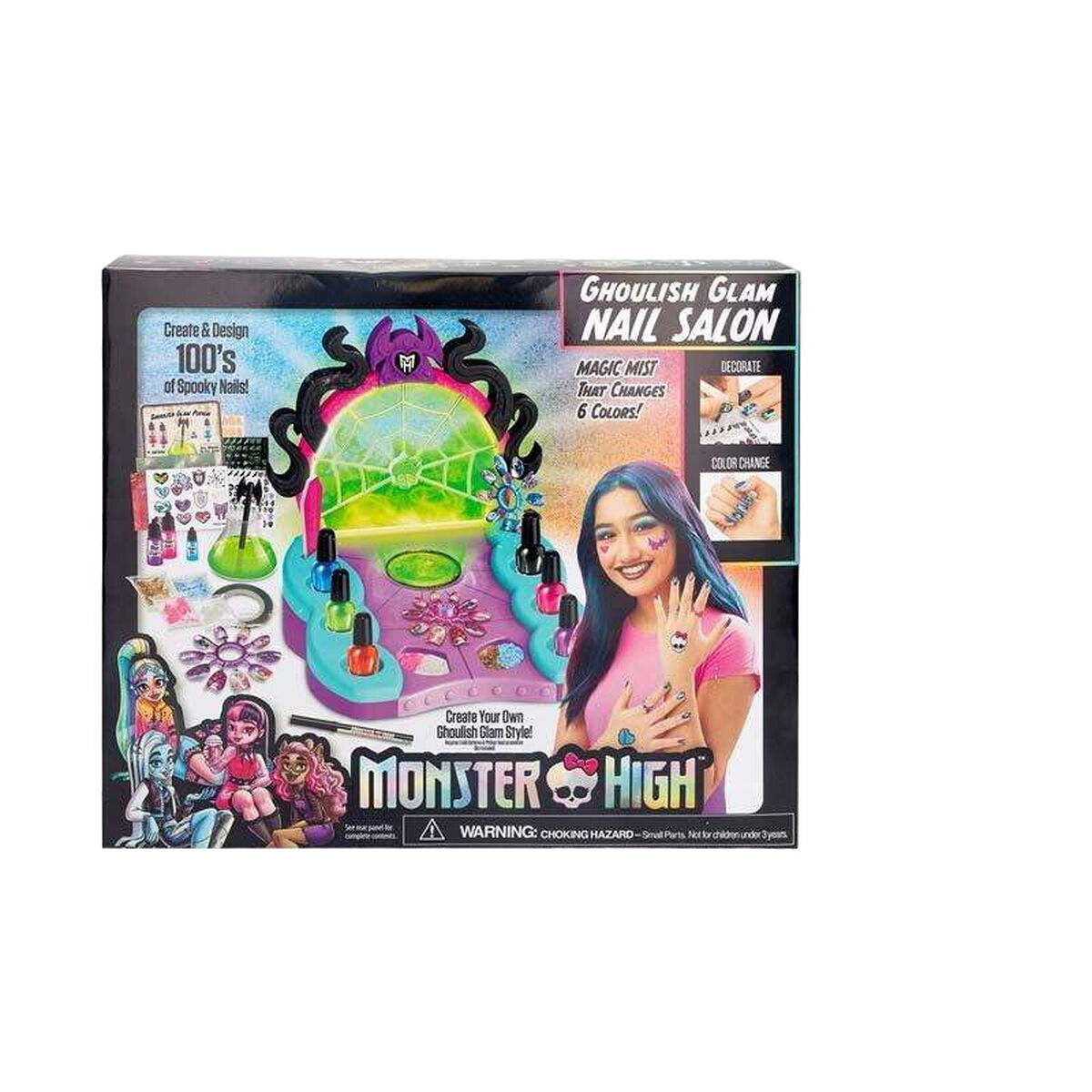 Children’s Make-up Set Monster High Glam Ghoulish Nails