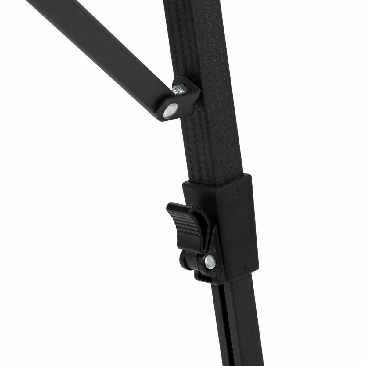 Folding Table Aktive 90 x 70 x 57 cm Camping Black Brown Aluminium