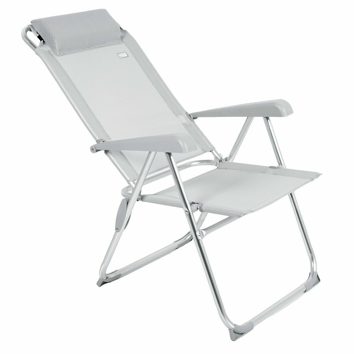 Folding Chair Aktive Reclining Grey 44 x 55 x 101 cm