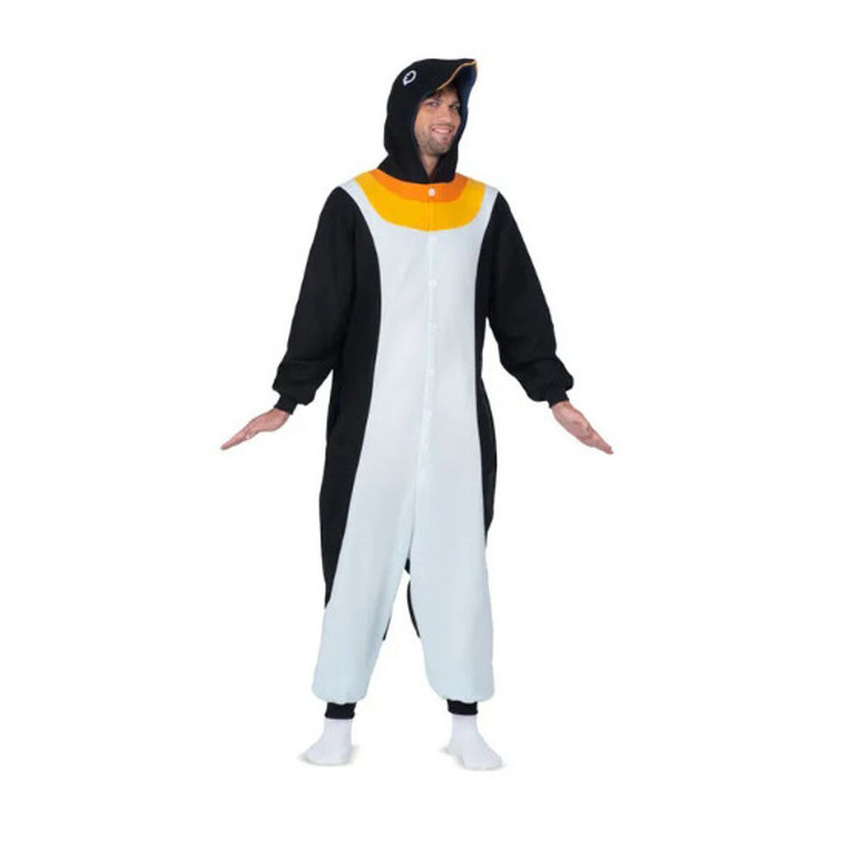 Costume for Adults My Other Me 2 Pieces Penguin Black Costume for Adults My Other Me 2 Pieces Penguin Black