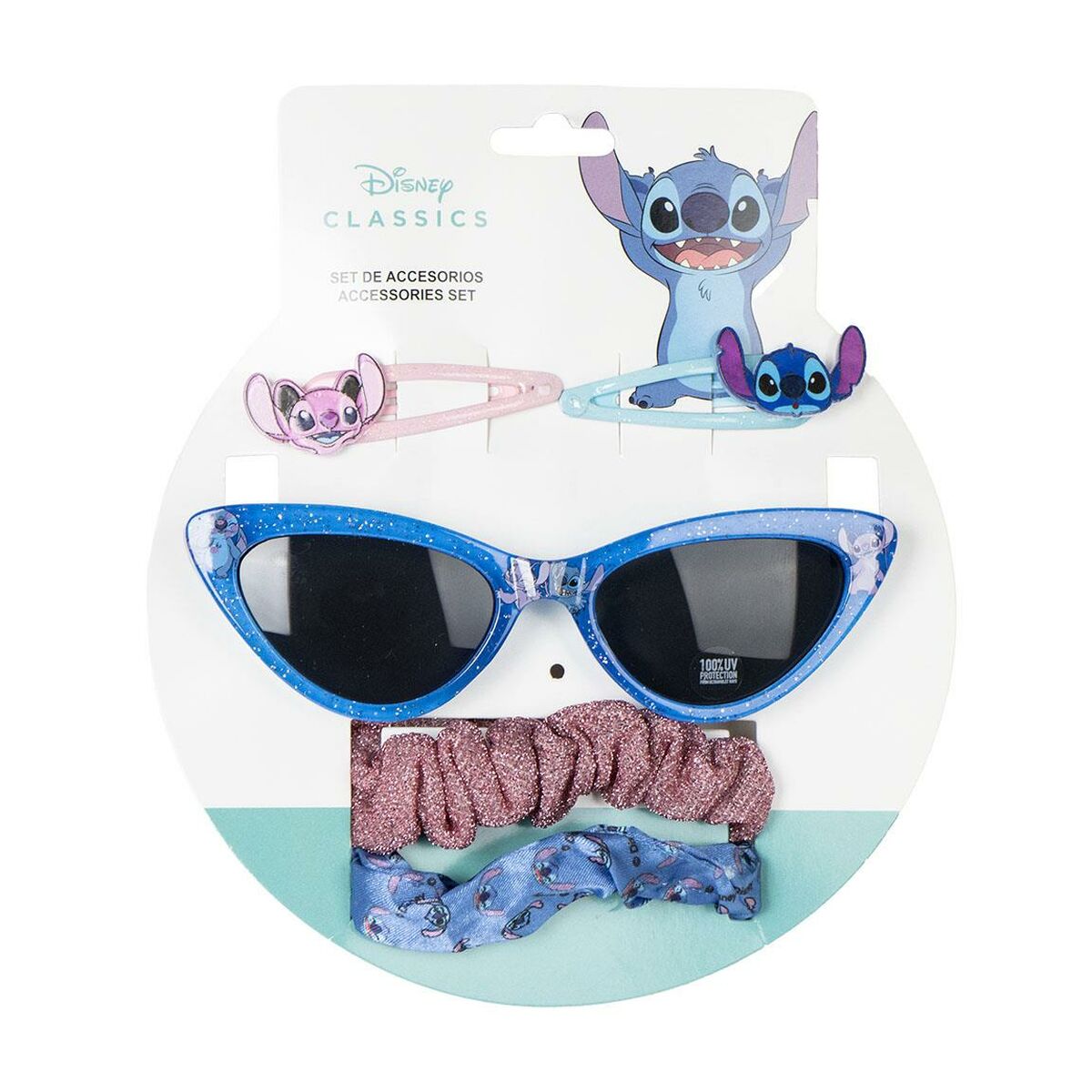 Sunglasses with accessories Stitch 15 x 17 x 2 cm Sunglasses with accessories Stitch 15 x 17 x 2 cm