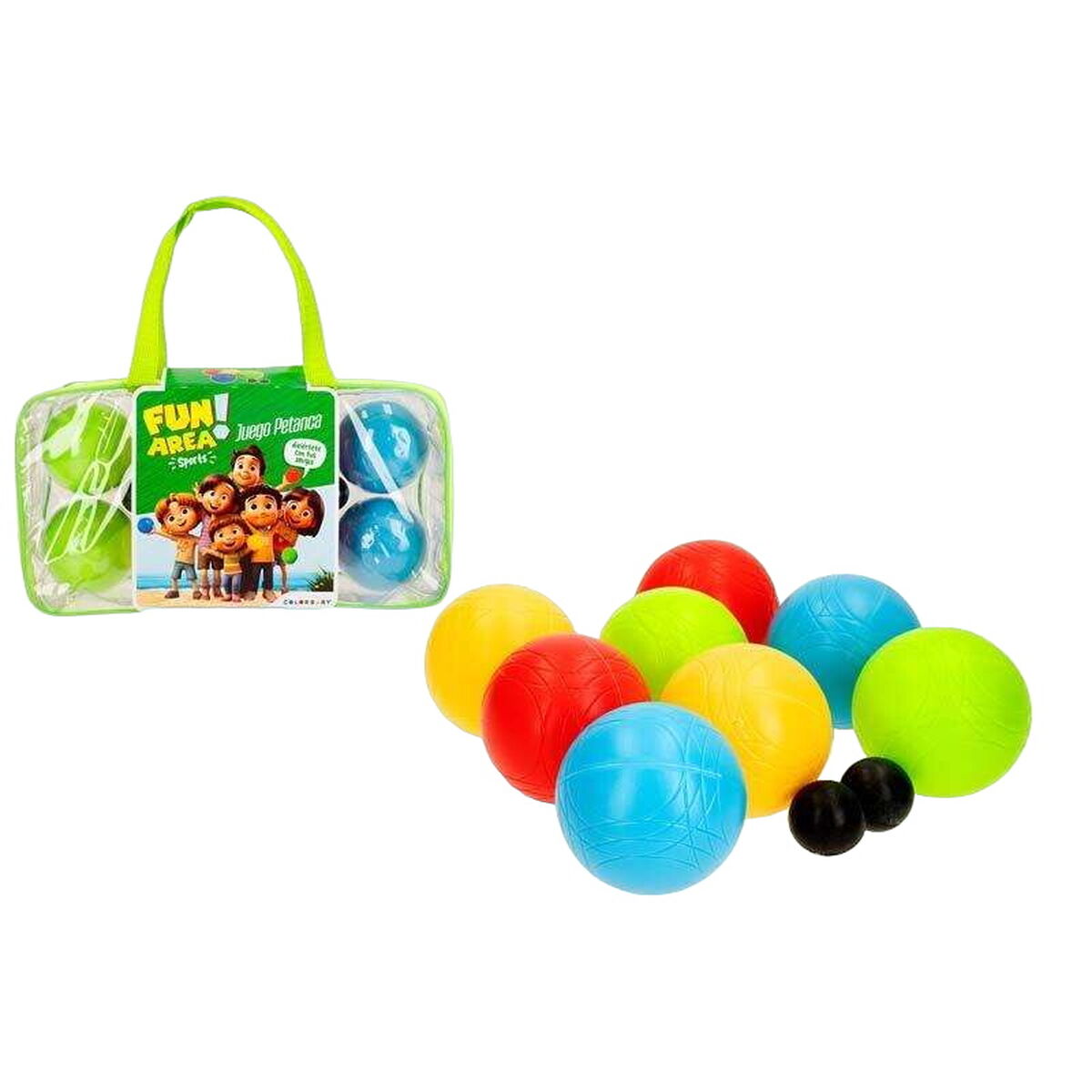 Boules Set Colorbaby Fun Area! 10 Pieces 31 x 8 x 16,5 cm Boules Set Colorbaby Fun Area! 10 Pieces 31 x 8 x 16,5 cm