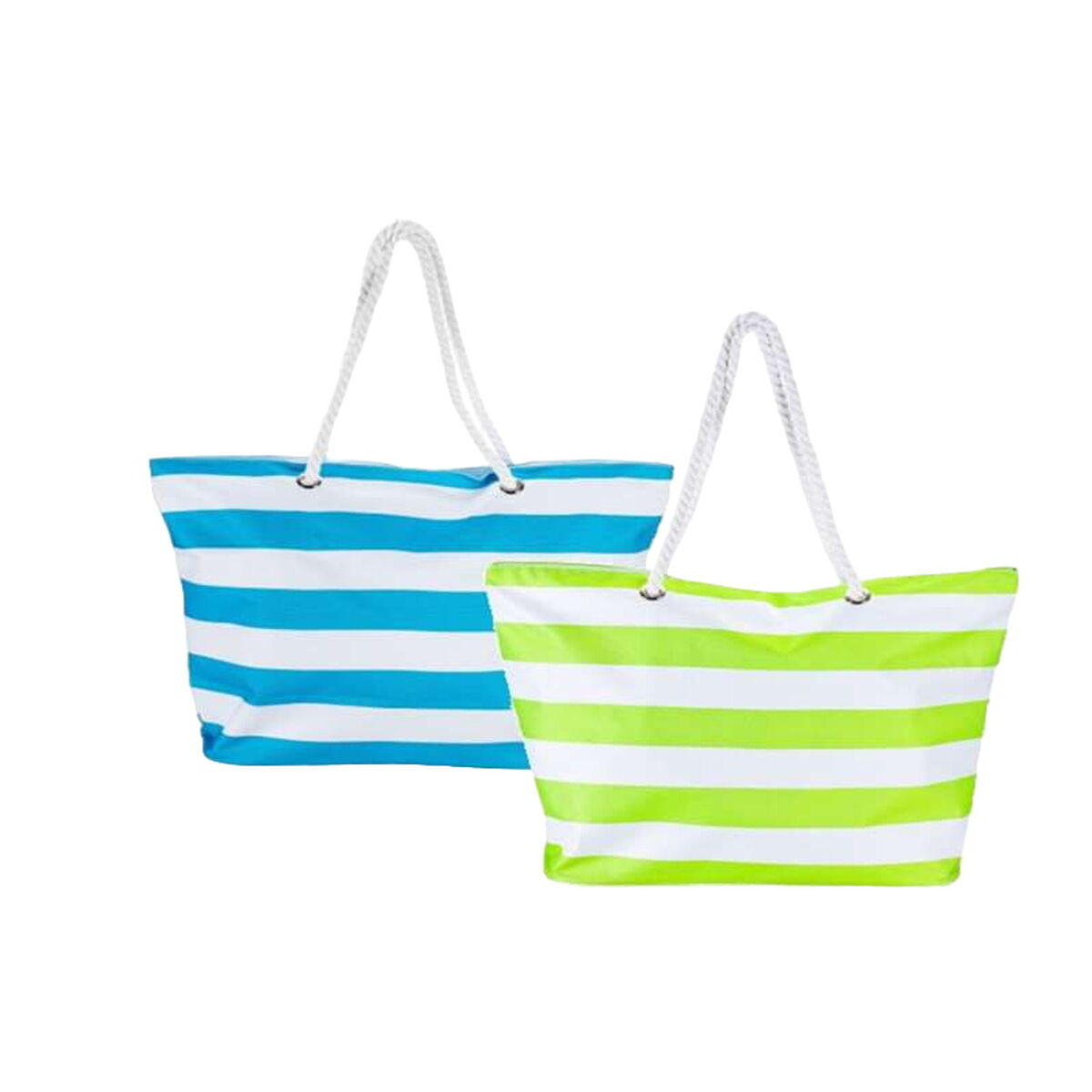 Beach Bag Bismark Blue White Oxford 59 x 19 x 40 cm Beach Bag Bismark Blue White Oxford 59 x 19 x 40 cm