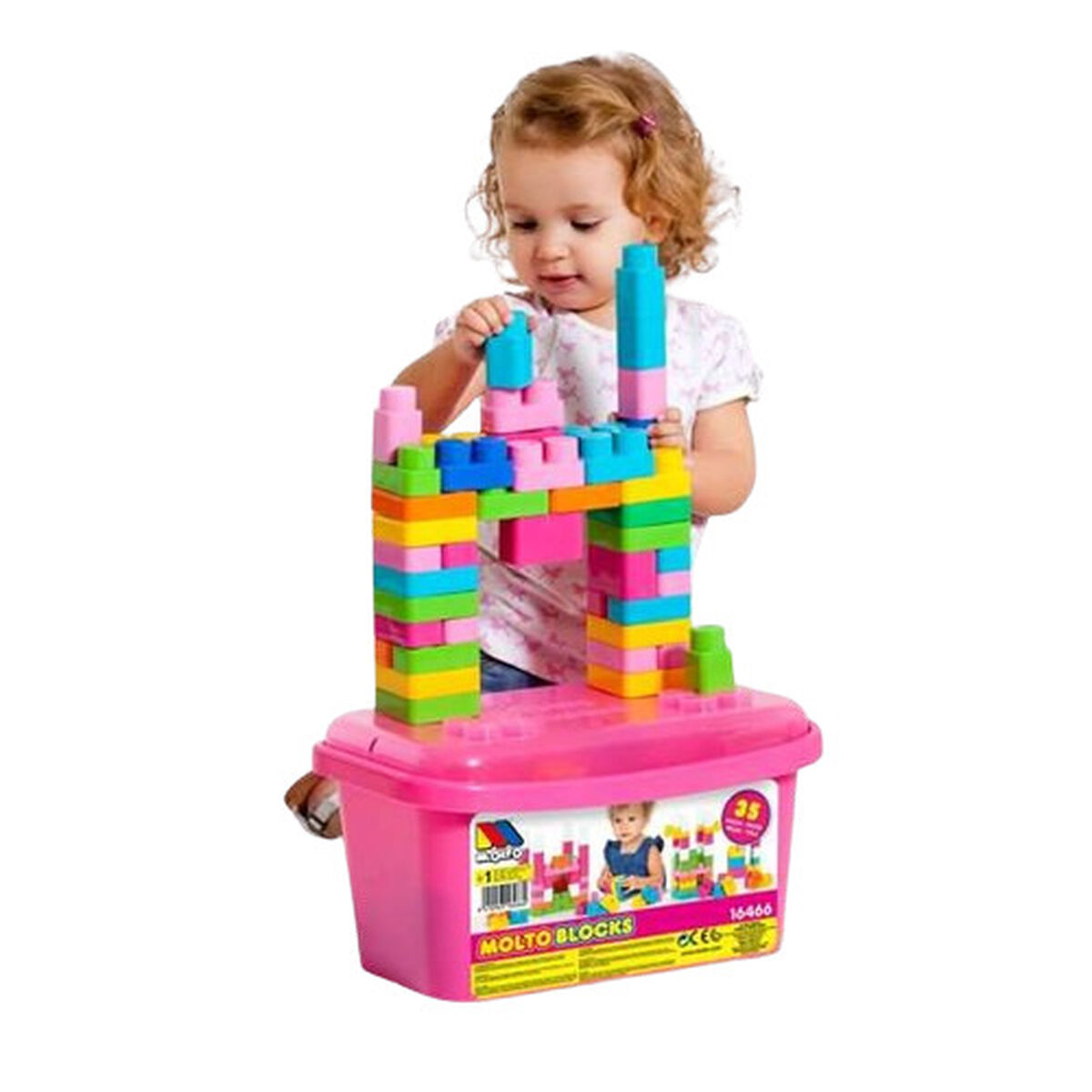 Construction set Molt 35 Pieces Construction set Molt 35 Pieces