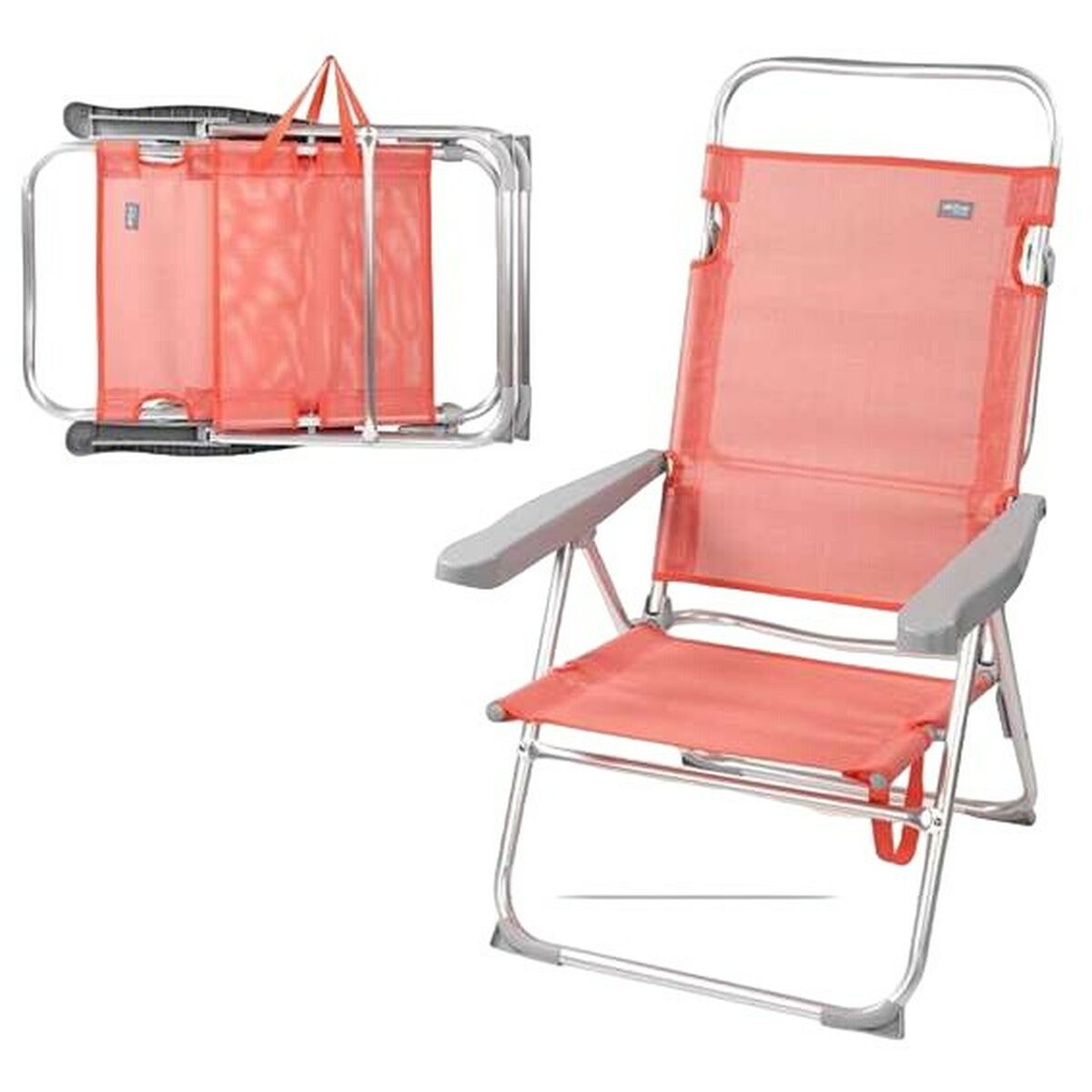Beach Chair Colorbaby Pink 48 x 57 x 99 cm Multi-position Beach Chair Colorbaby Pink 48 x 57 x 99 cm Multi-position