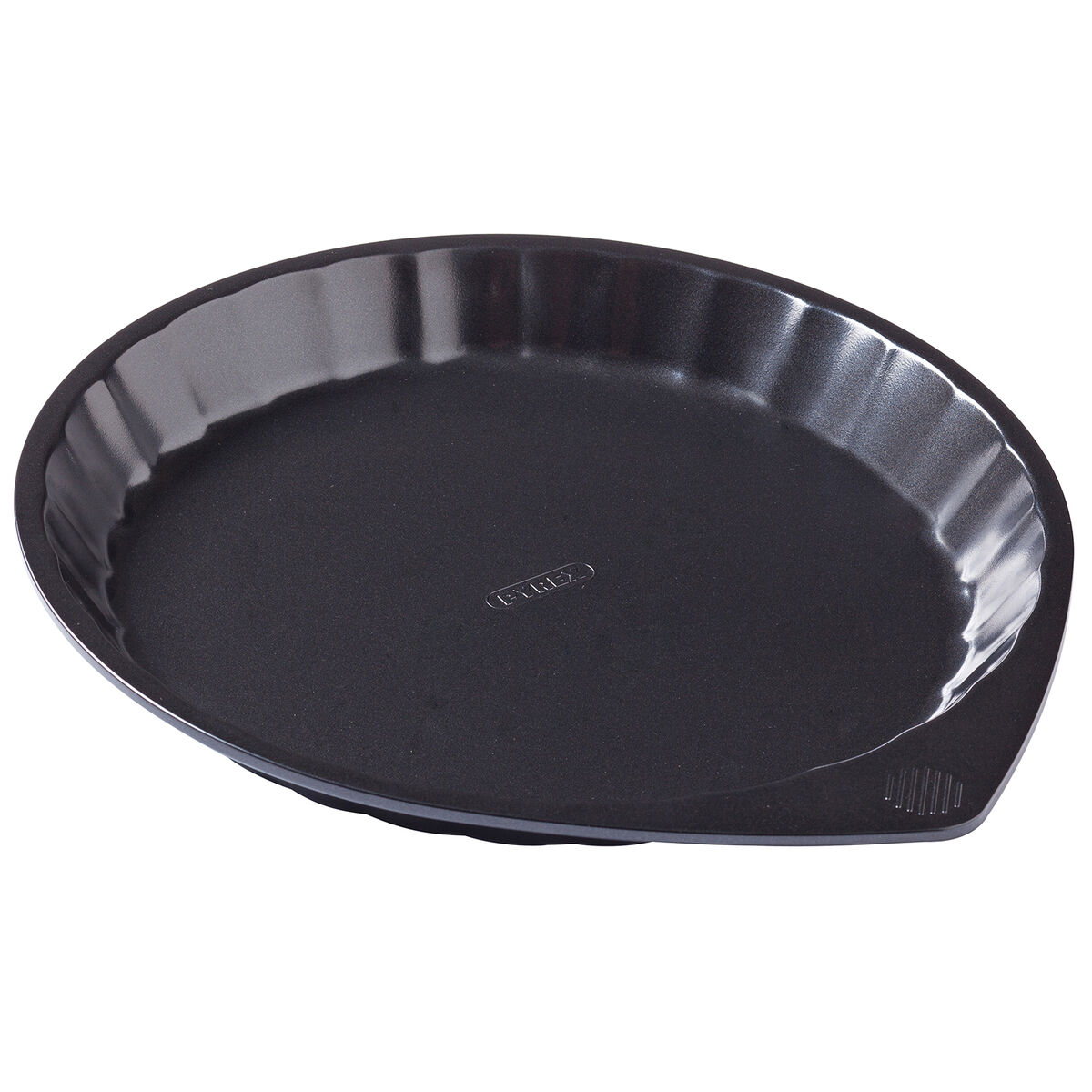 Cake Mould Pyrex Magic Black Metal Flat Circular Ã 30 cm 6 Units