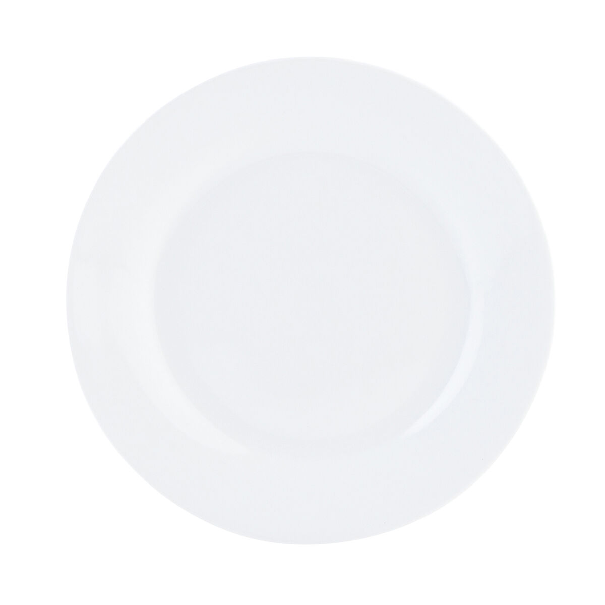 Flat Plate Quid Basic White Ceramic 23 cm (12 Units)