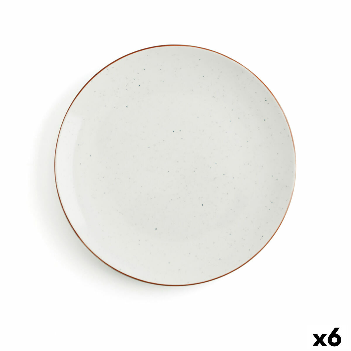 Flat plate Ariane Terra Ceramic Beige ( 27 cm) (6 Units)
