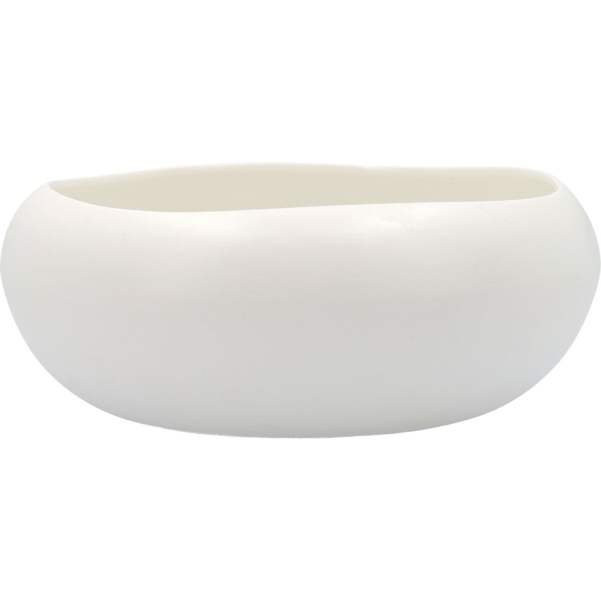 Snack Bowl Ariane Organic White Ceramic Ø 21 cm (2 Units)