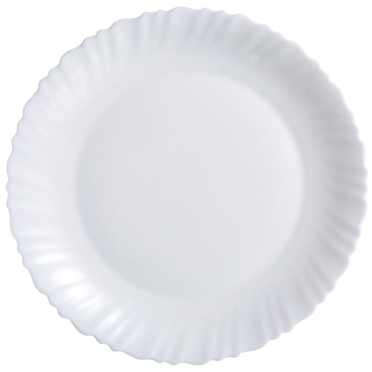 Serving Platter Luminarc Feston White Glass ( 30 cm) (6 Units)