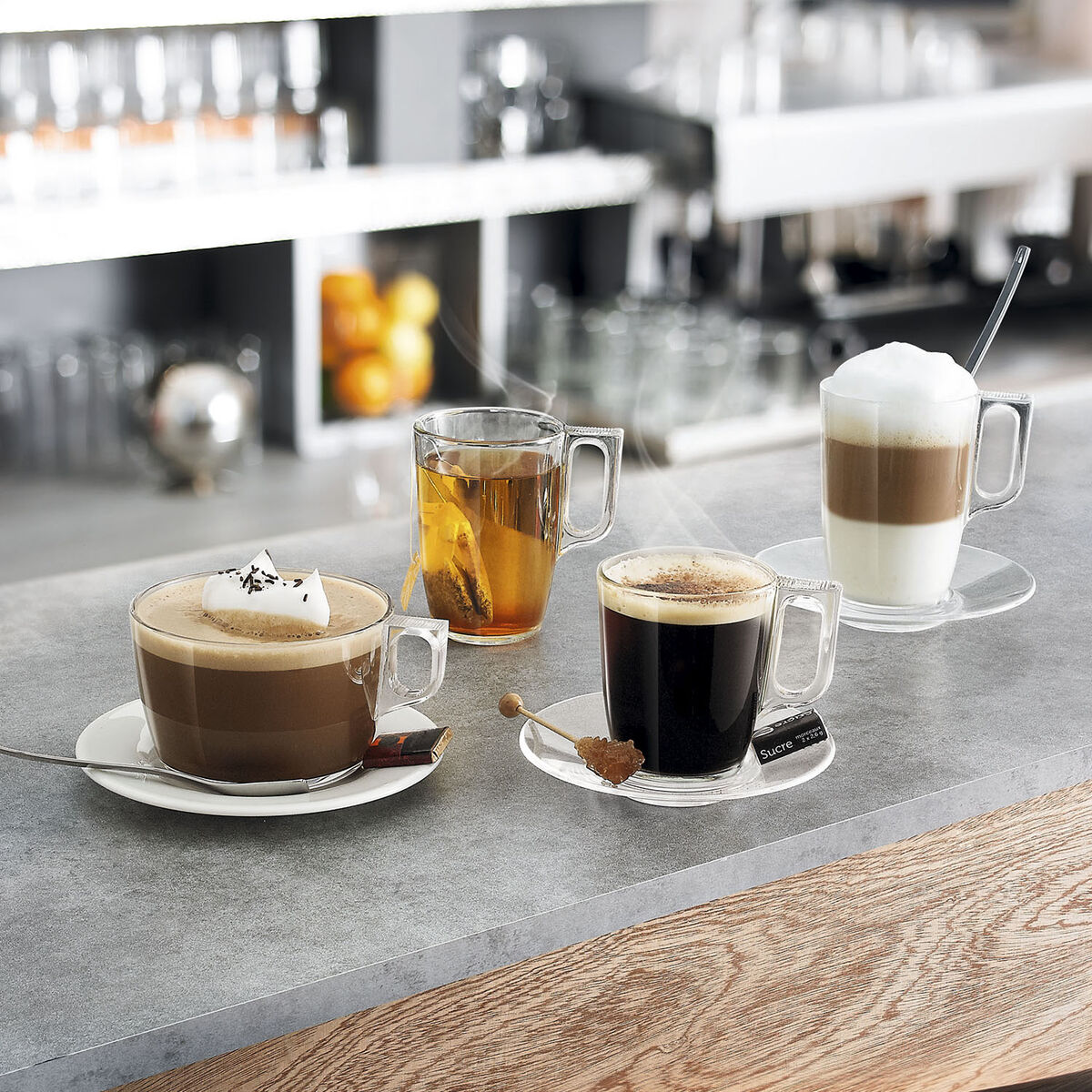 Mug Arcoroc Voluto Transparent 250 ml (6 Units)