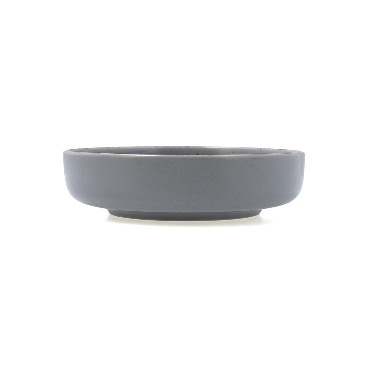 Deep Plate Quid Duna Grey Ceramic 18,5 x 5,3 cm (12 Units)