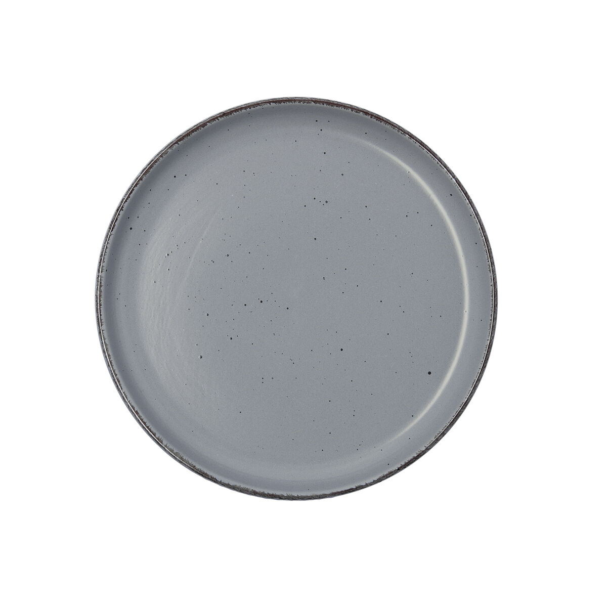 Dessert dish Quid Duna Grey Ceramic 20 x 2,5 cm (12 Units)