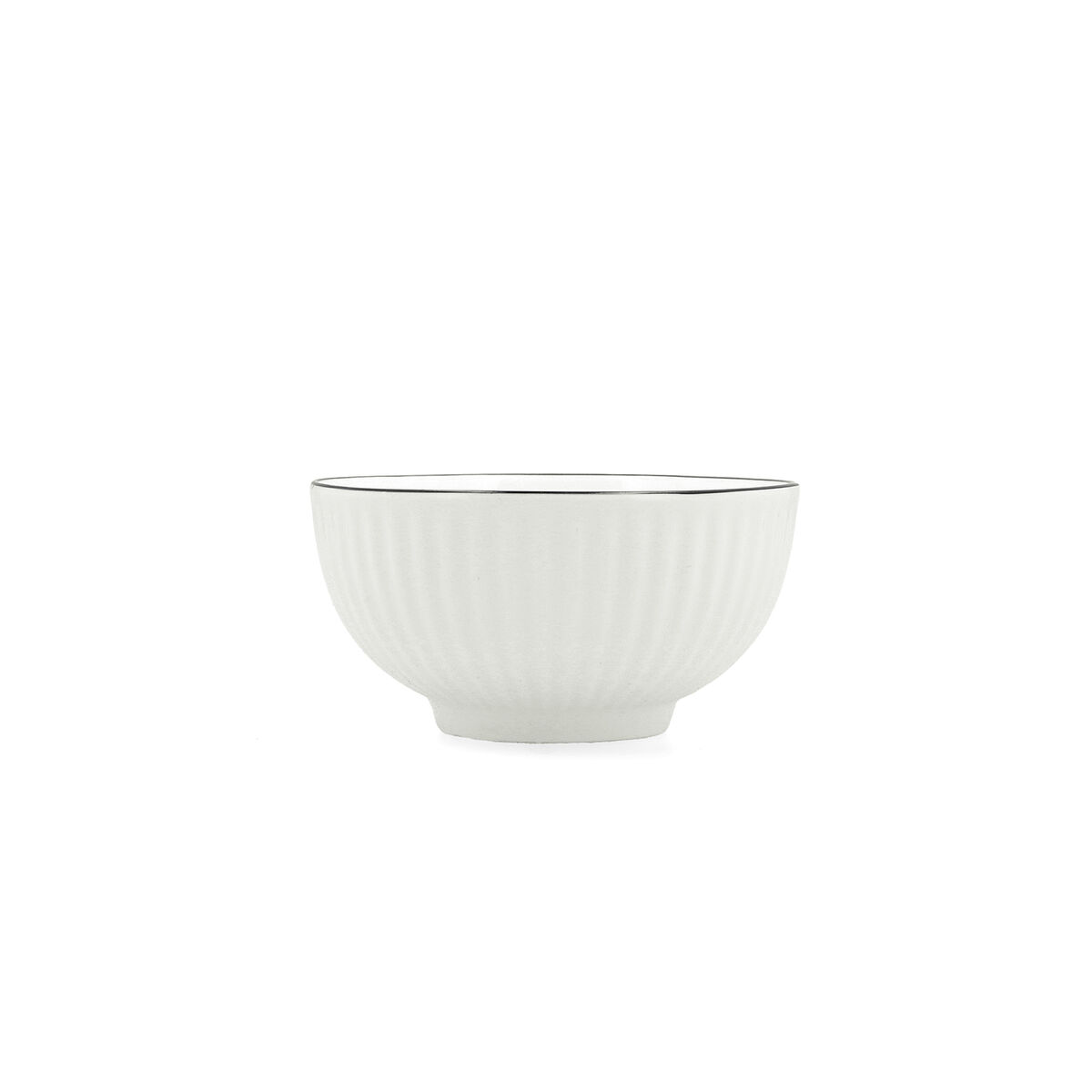 Snack Bowl Quid Gastro Black White Black Ceramic (12 Units)