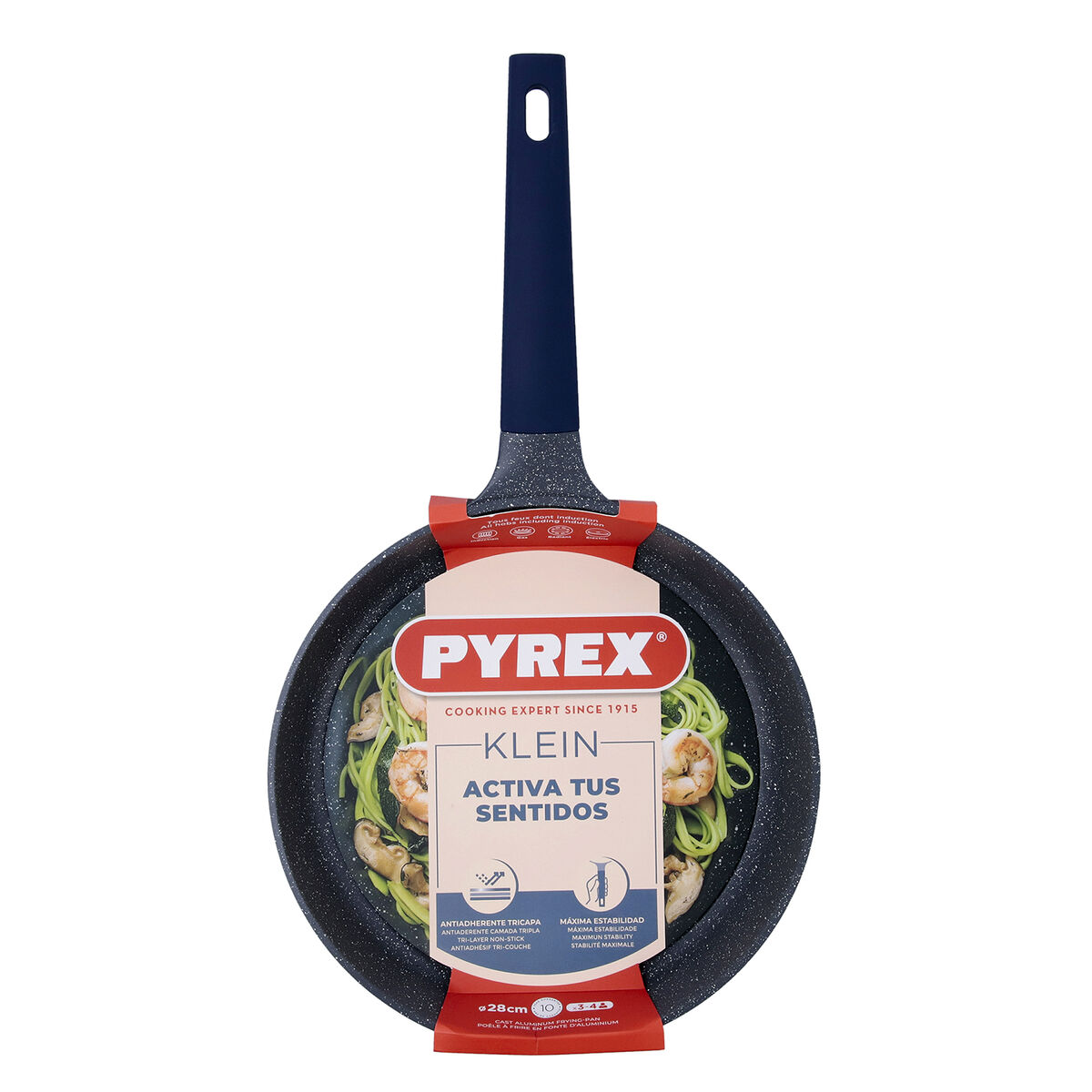 Pan Pyrex Klein Blue Metal  28 cm (6 Units)