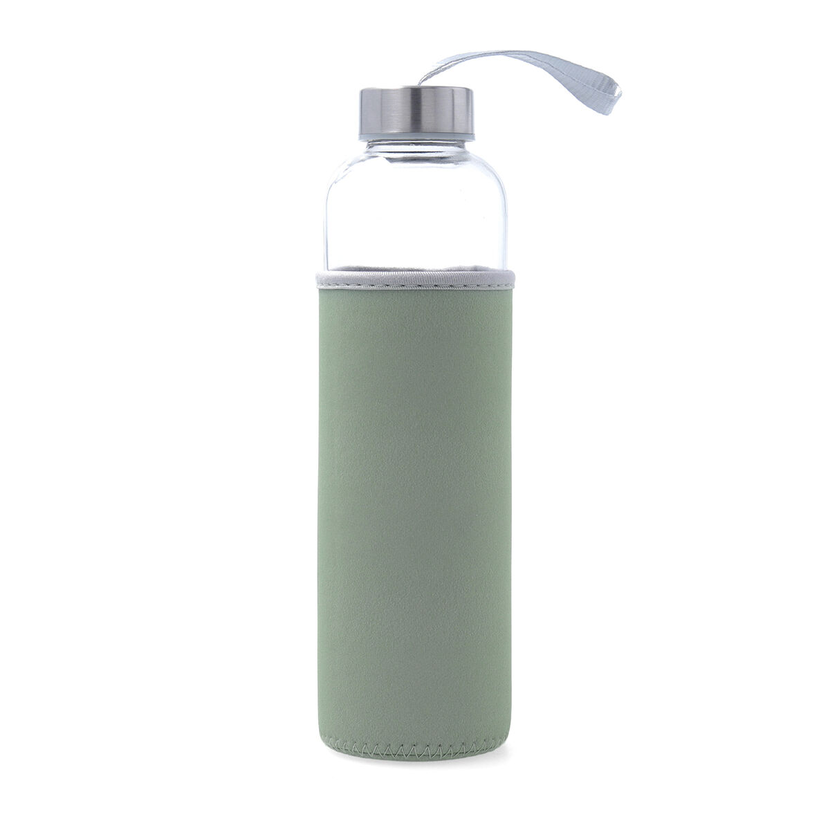 Water bottle Quid Quidate Grey Glass 600 ml (12 Units)