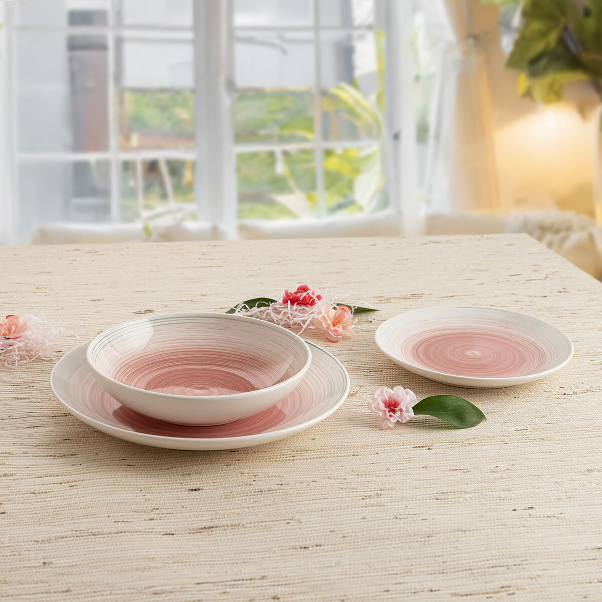 Deep Plate Quid Velvet Green Ceramic  21,5 cm (12 Units)