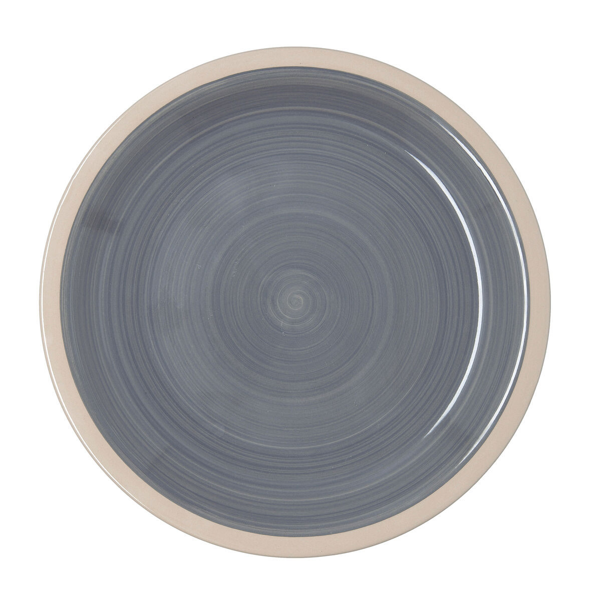 Flat Plate Quid Baltic Beige Ceramic  27 cm (12 Units)