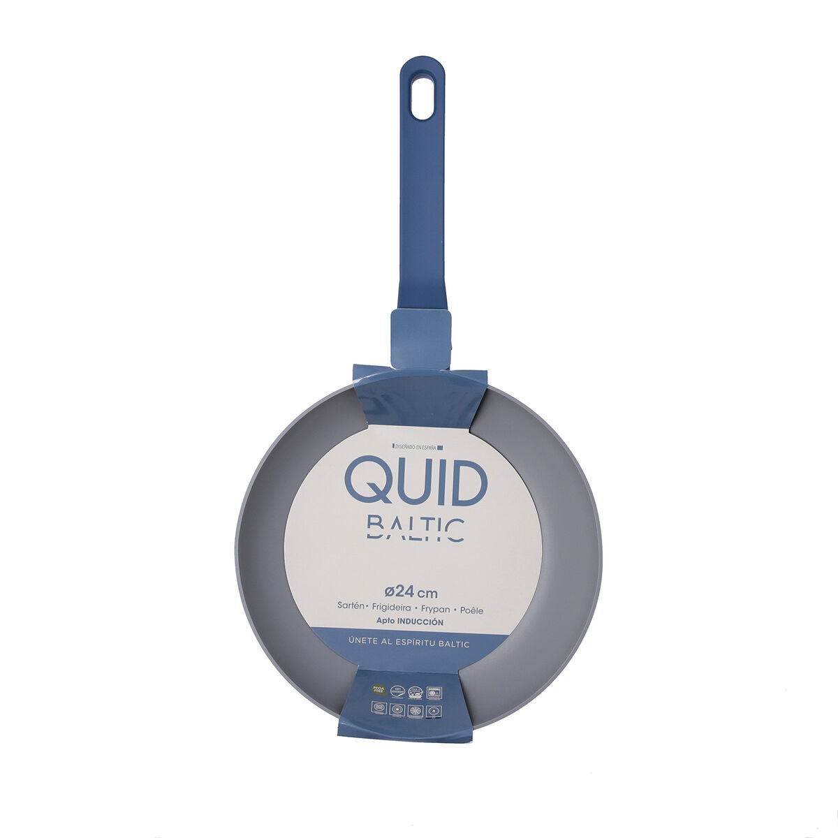 Pan Quid Baltic White Metal  24 cm (5 Units)