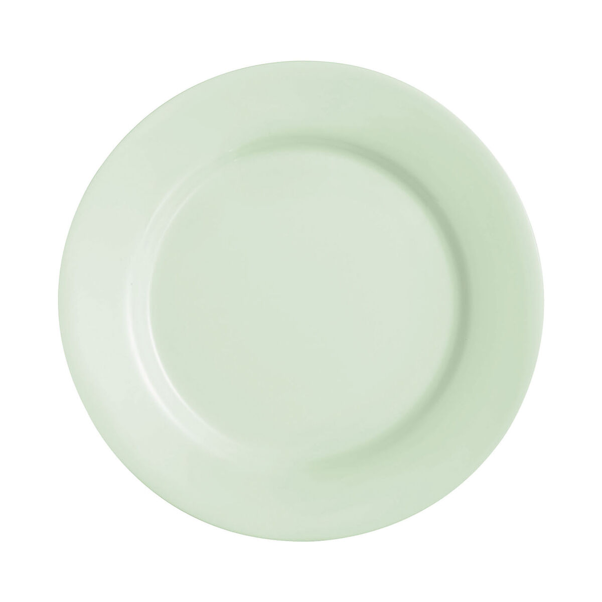Flat Plate Luminarc Plumi Paradise Ver Green Glass  2,24 cm (24 Units)