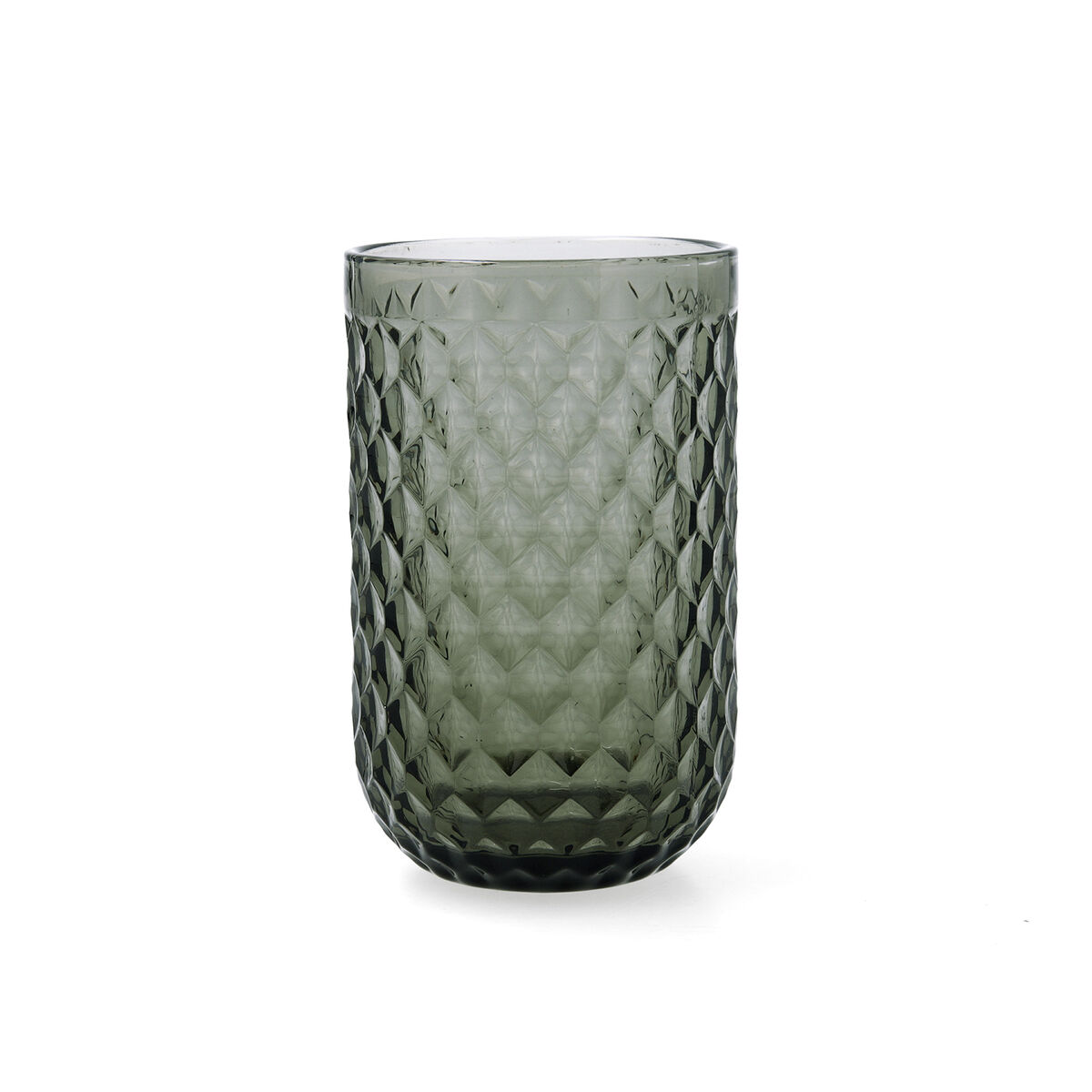 Glass for water Bidasoa Elite Grey Glass 400 ml (6 Units)