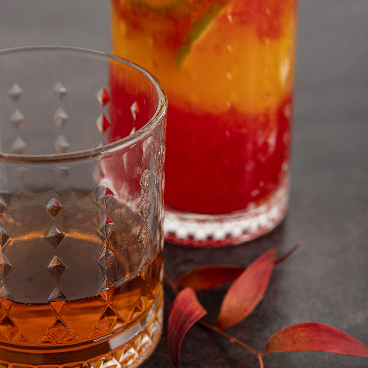 Glass Quid Style Transparent Glass 460 ml (6 Units)