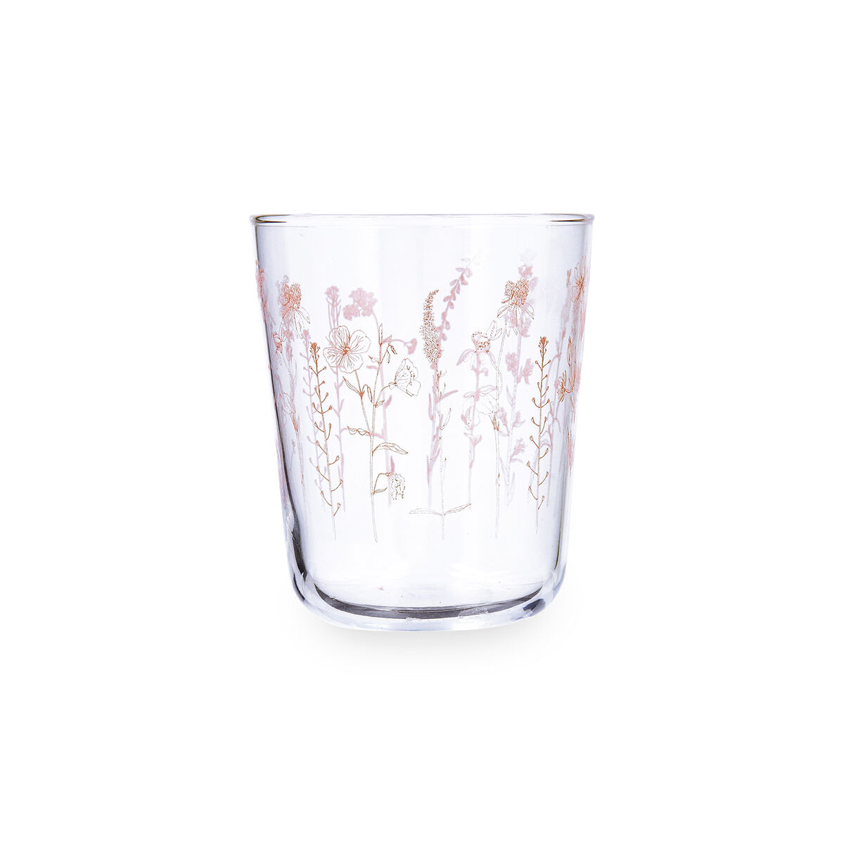 Glass for water Quid Velvet Pink Glass 310 ml (12 Units)