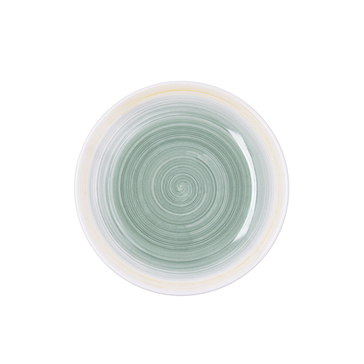 Dessert dish Quid Velvet Yellow Ceramic  19 cm (12 Units)