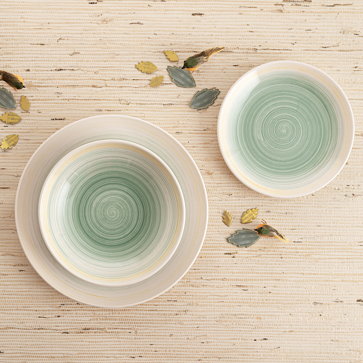 Deep Plate Quid Velvet Yellow Ceramic  21,5 cm (12 Units)