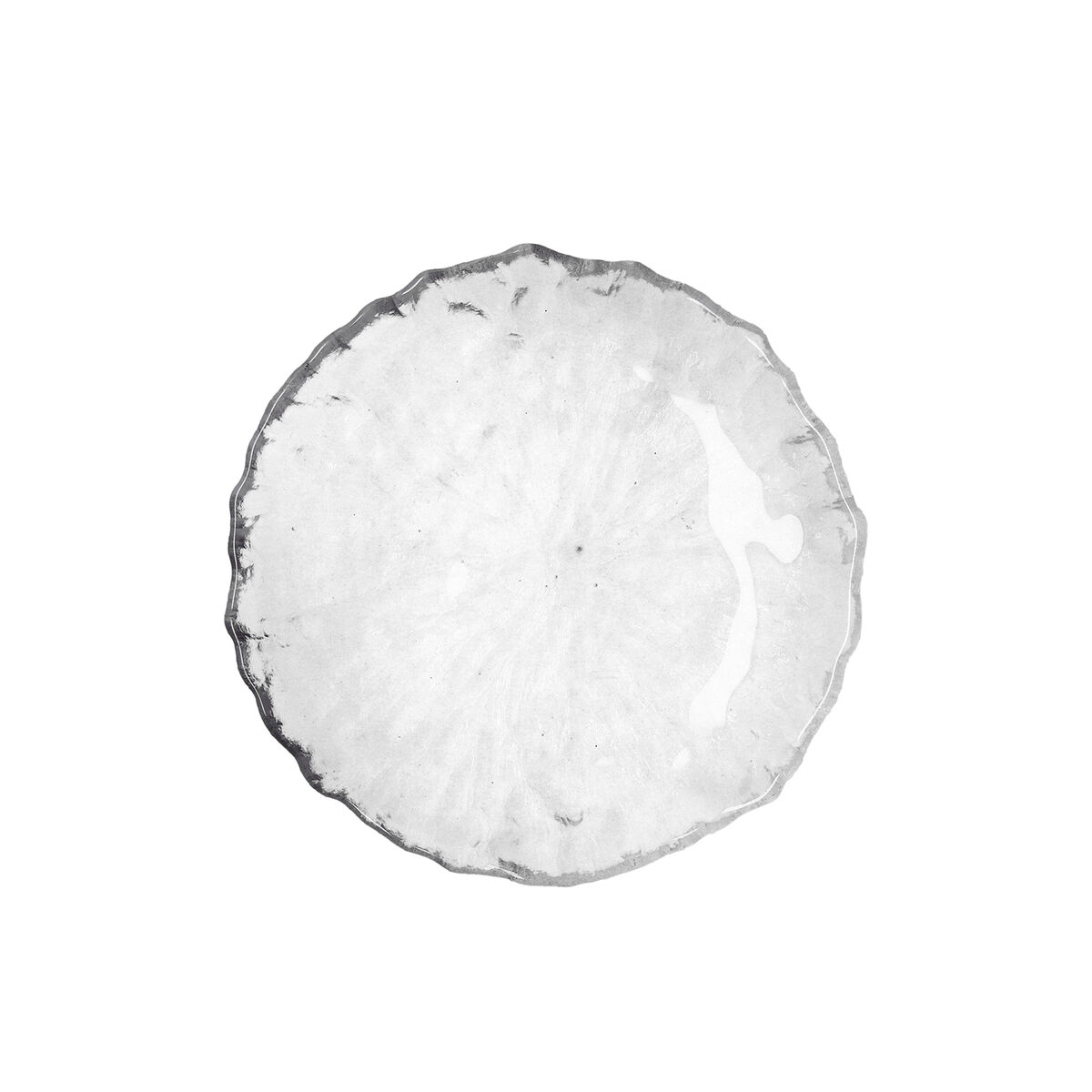 Plate Quid Select Vidrio Transparent Glass 15,5 x 2,5 cm (12 Units)