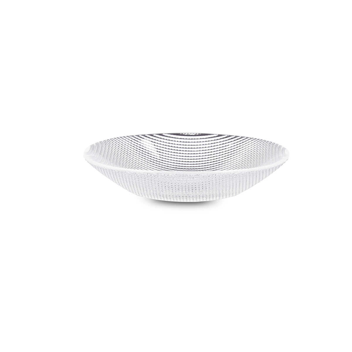 Plate Quid Select Vidrio Transparent Glass 13 x 2,5 cm (12 Units)